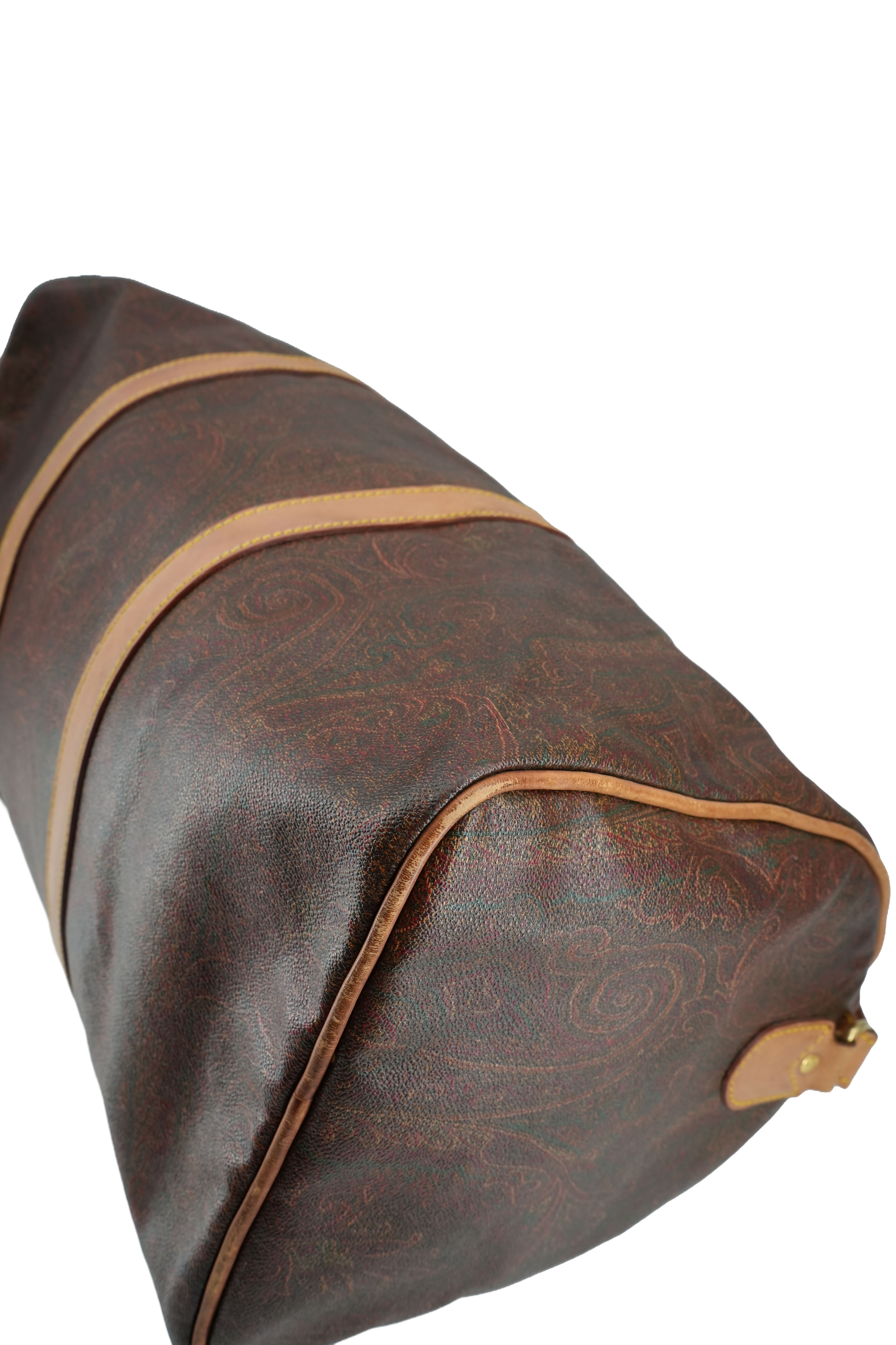Etro paisley coated canvas weekender 1036719