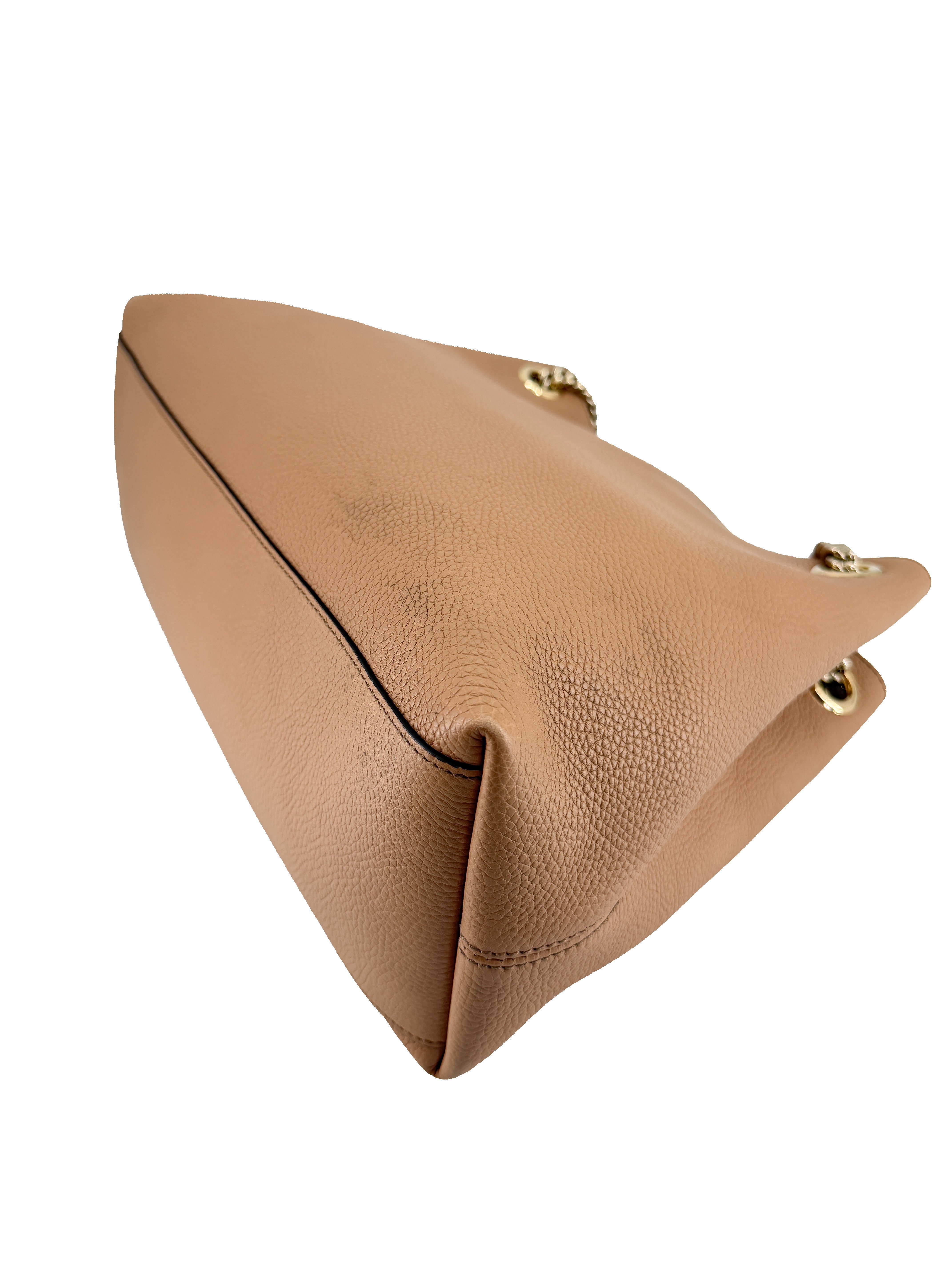 Gucci tan interlocking G Soho Chain shoulder bag 808982 520981