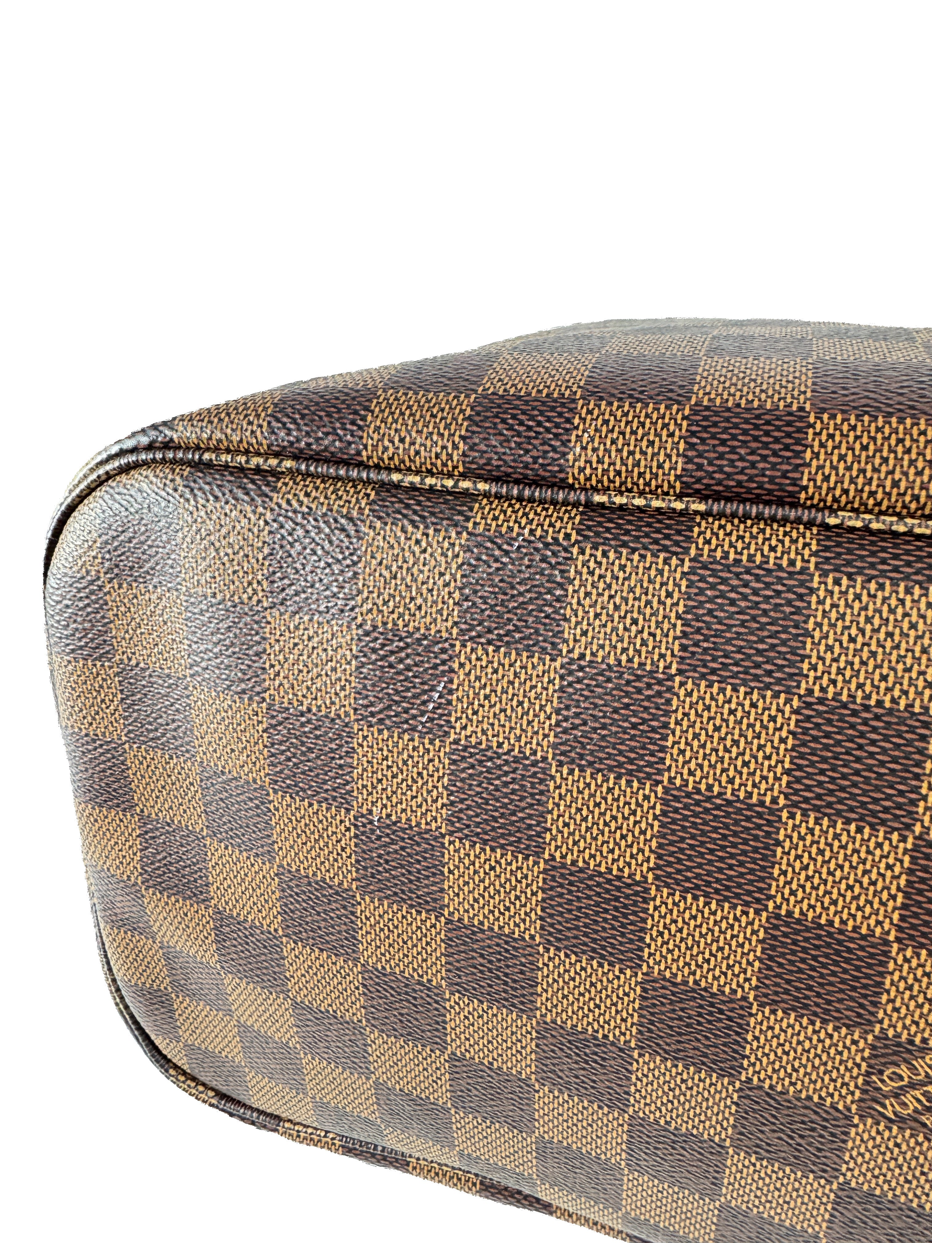 Louis Vuitton damier ebene Neverfull MM w/pouch SD4200
