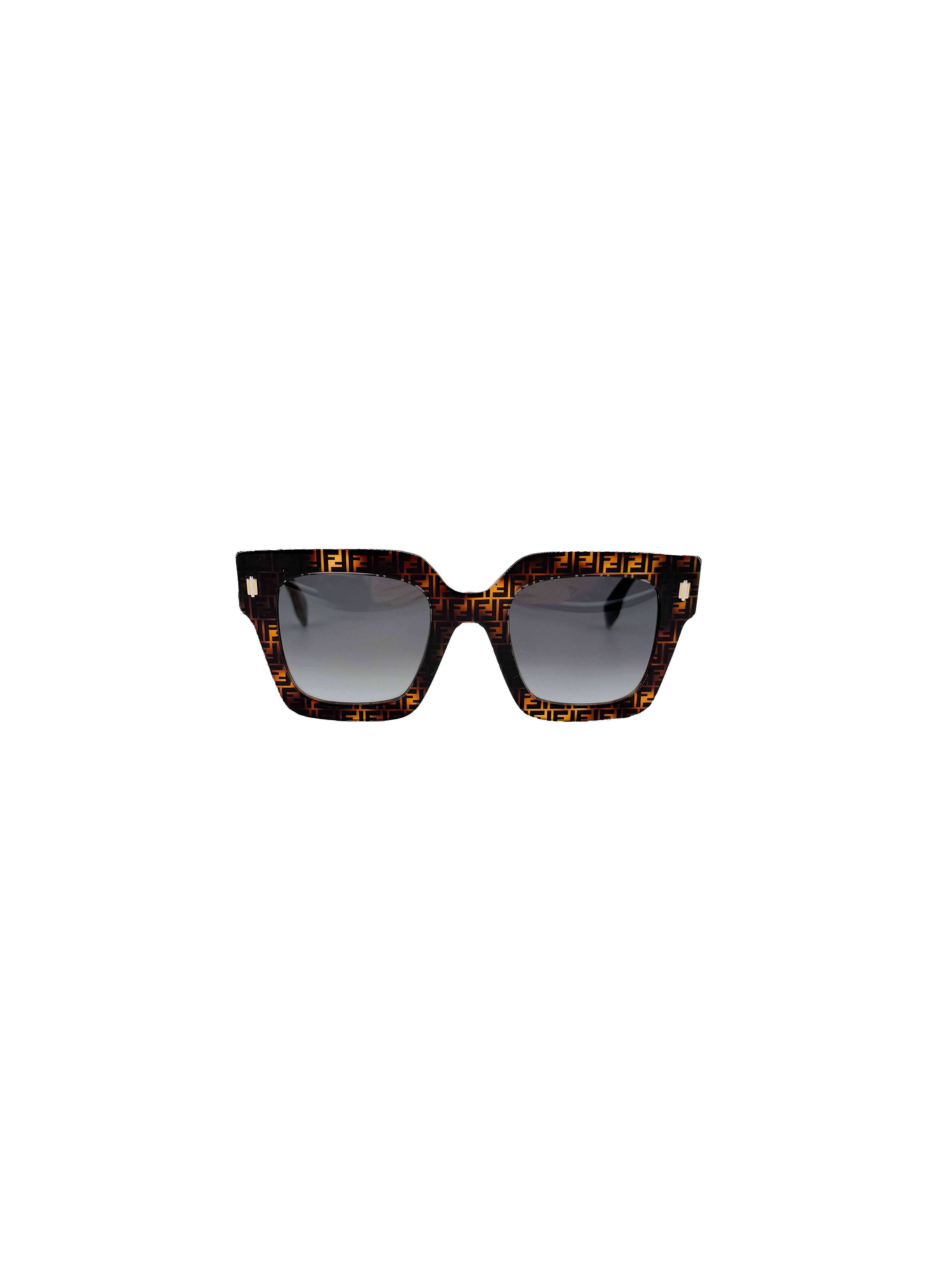 Fendi Roma brown sunglasses FE40101I TF31578640 *case*