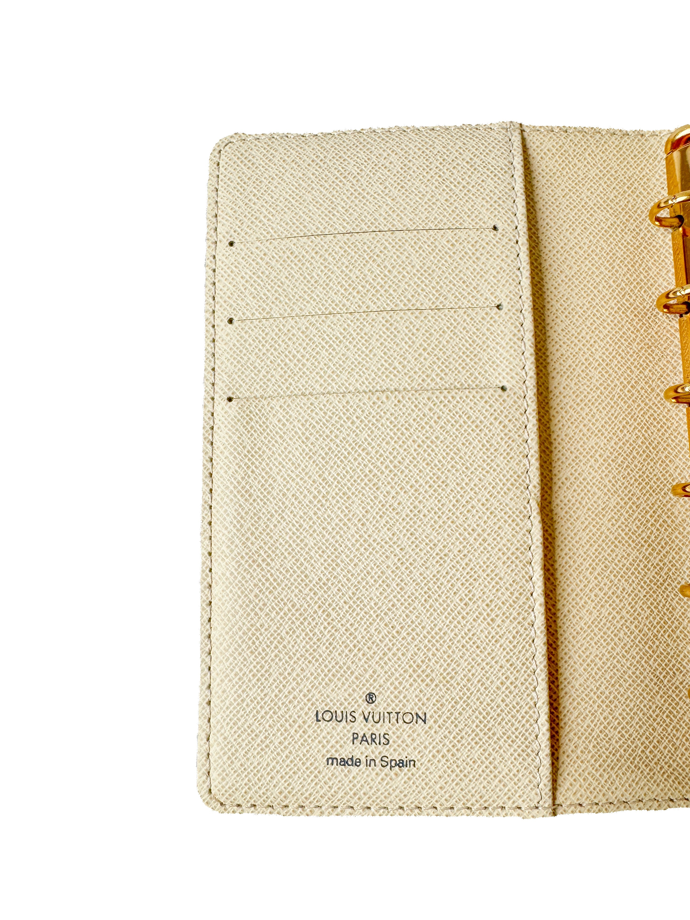 Louis Vuitton damier azur agenda PM CA4058