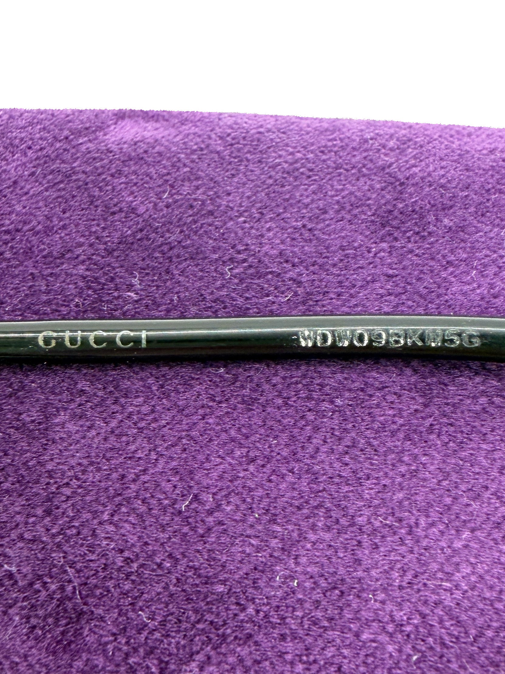 Gucci black bamboo arm sunglasses GG0655SA CASE