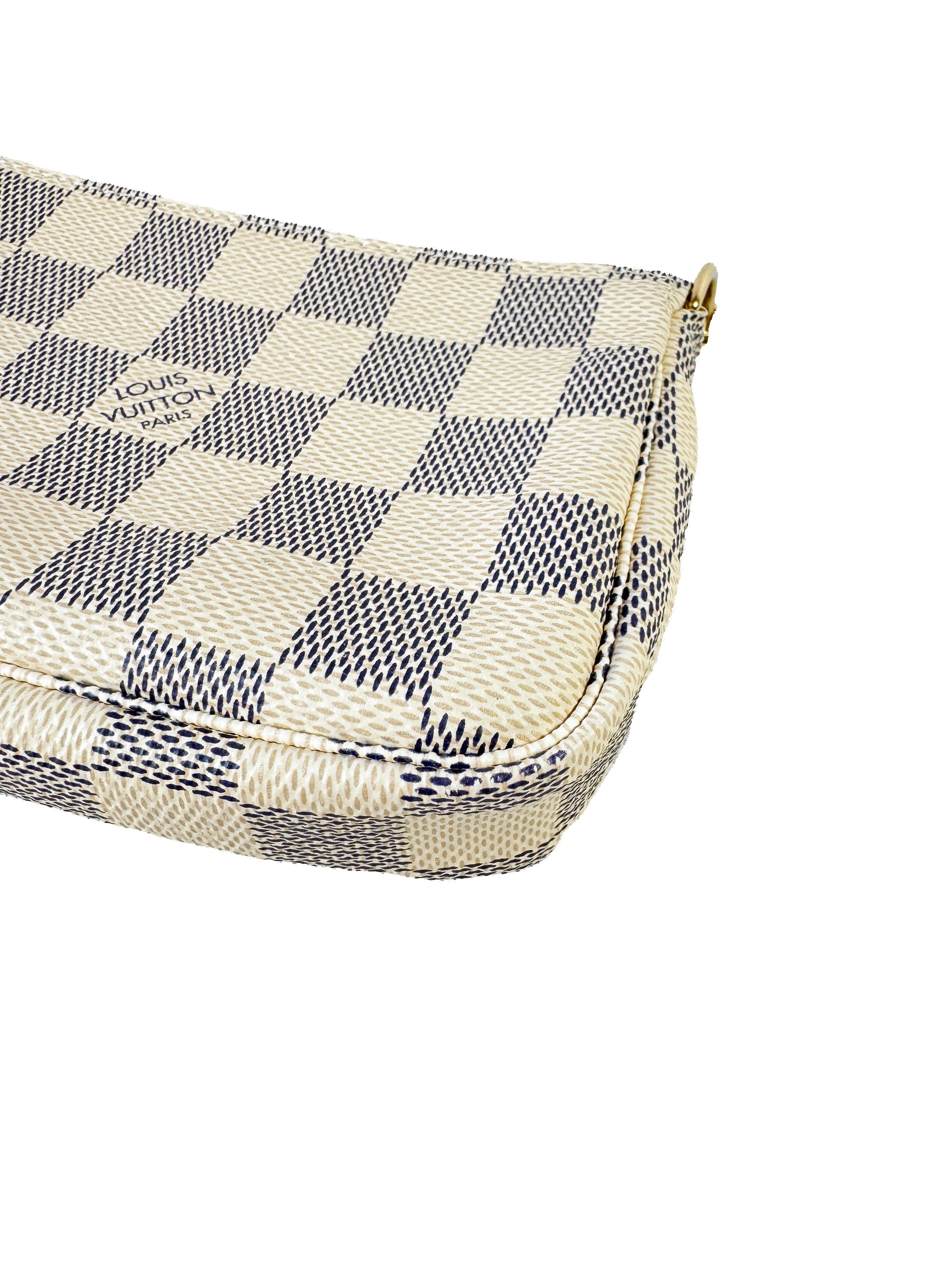Louis Vuitton damier azur mini pochette accessories SF0168