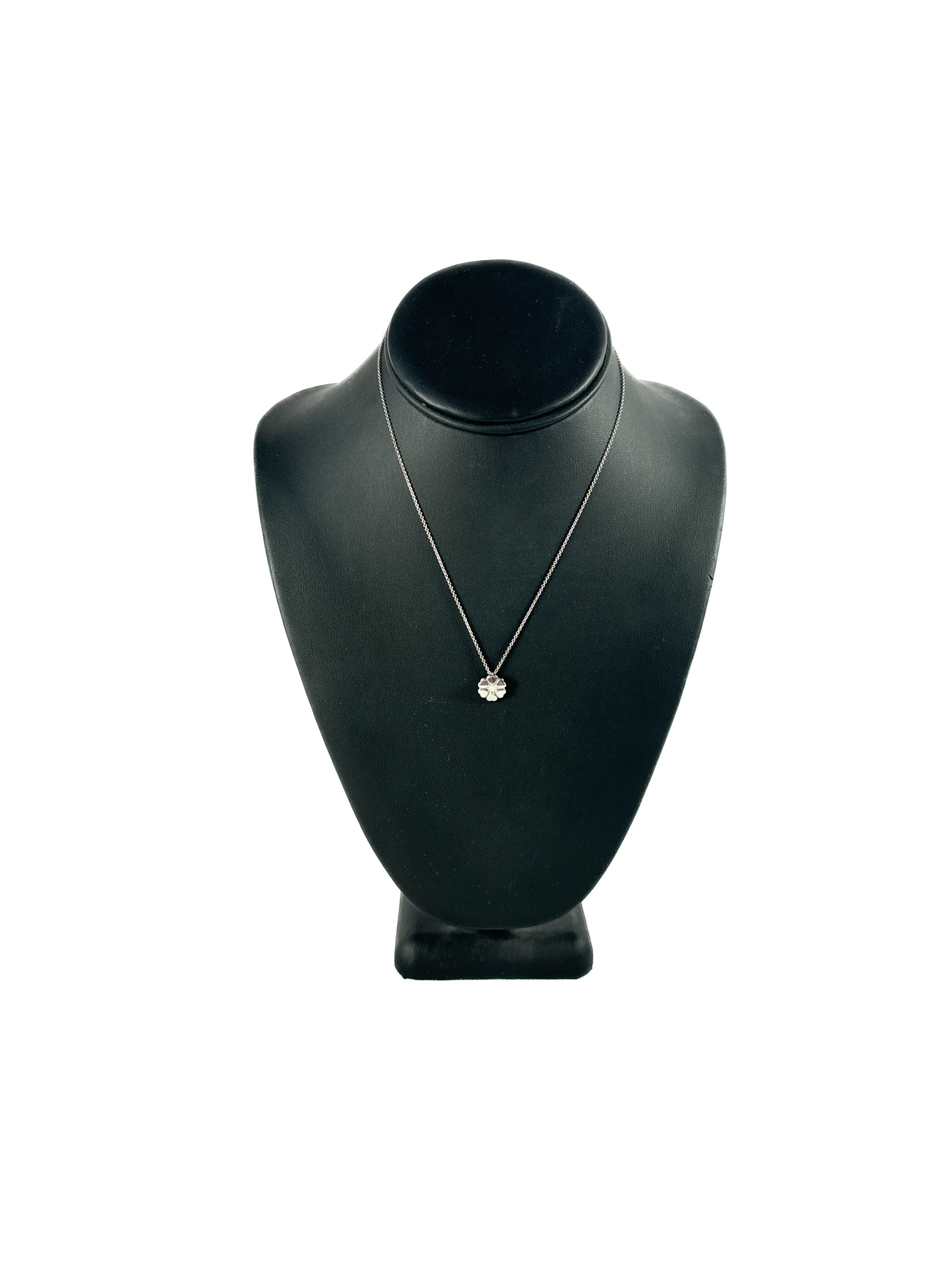 Tiffany & Co Paloma Picasso sterling silver small crown of hearts necklace