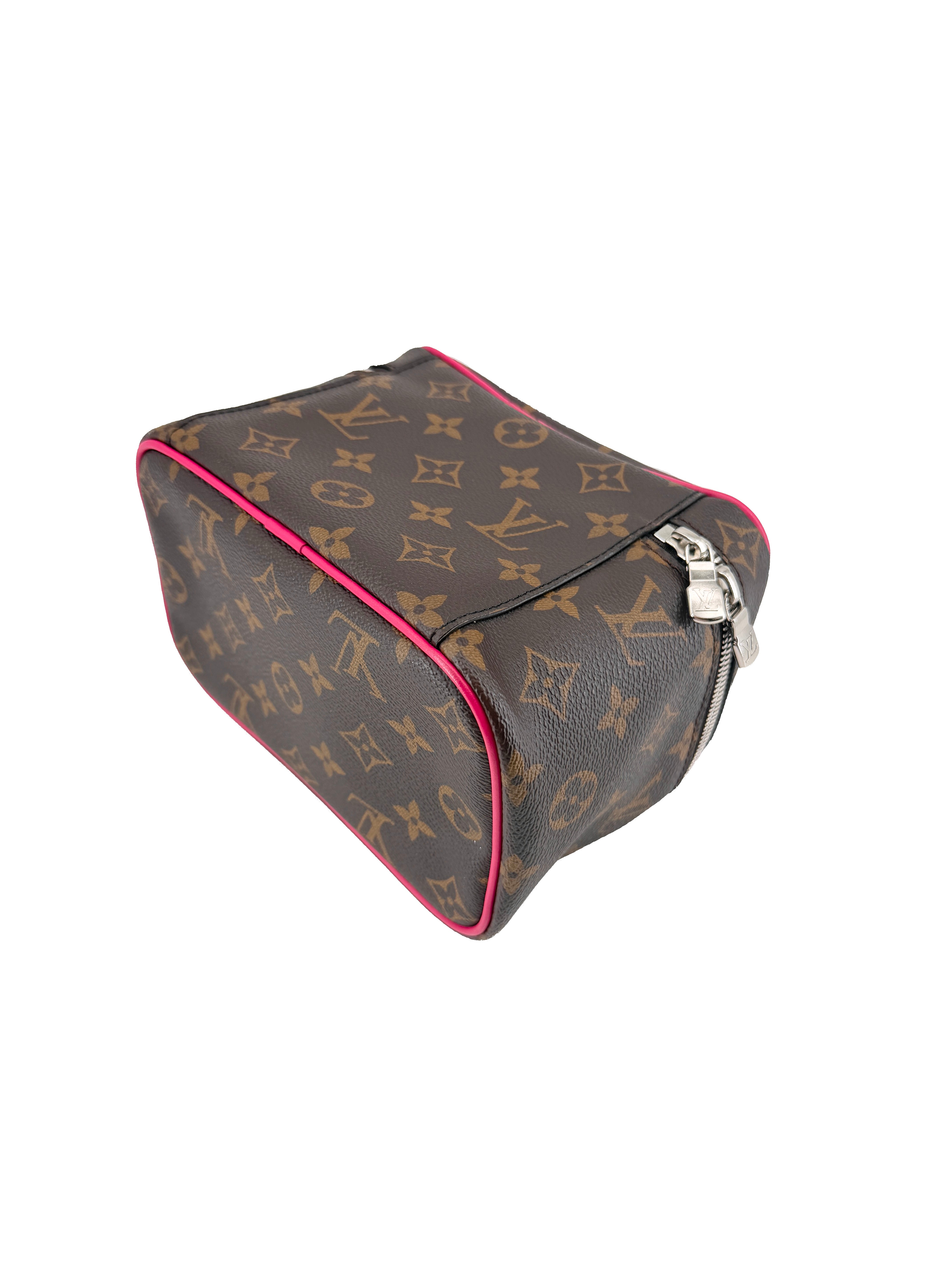 Louis Vuitton monogram pink Nice mini vanity NFC