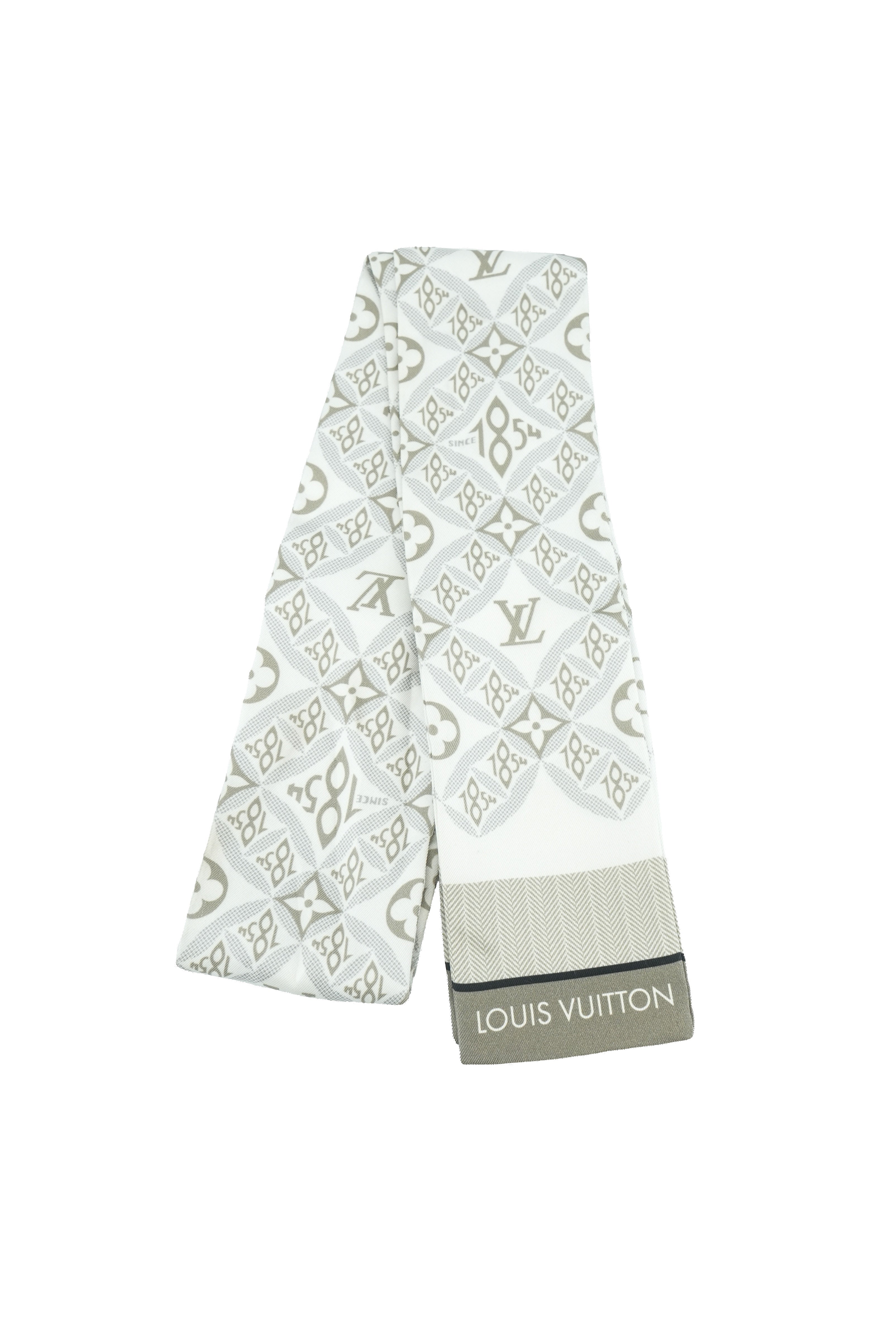 Louis Vuitton Since 1854 white/gray bandeau FF1221