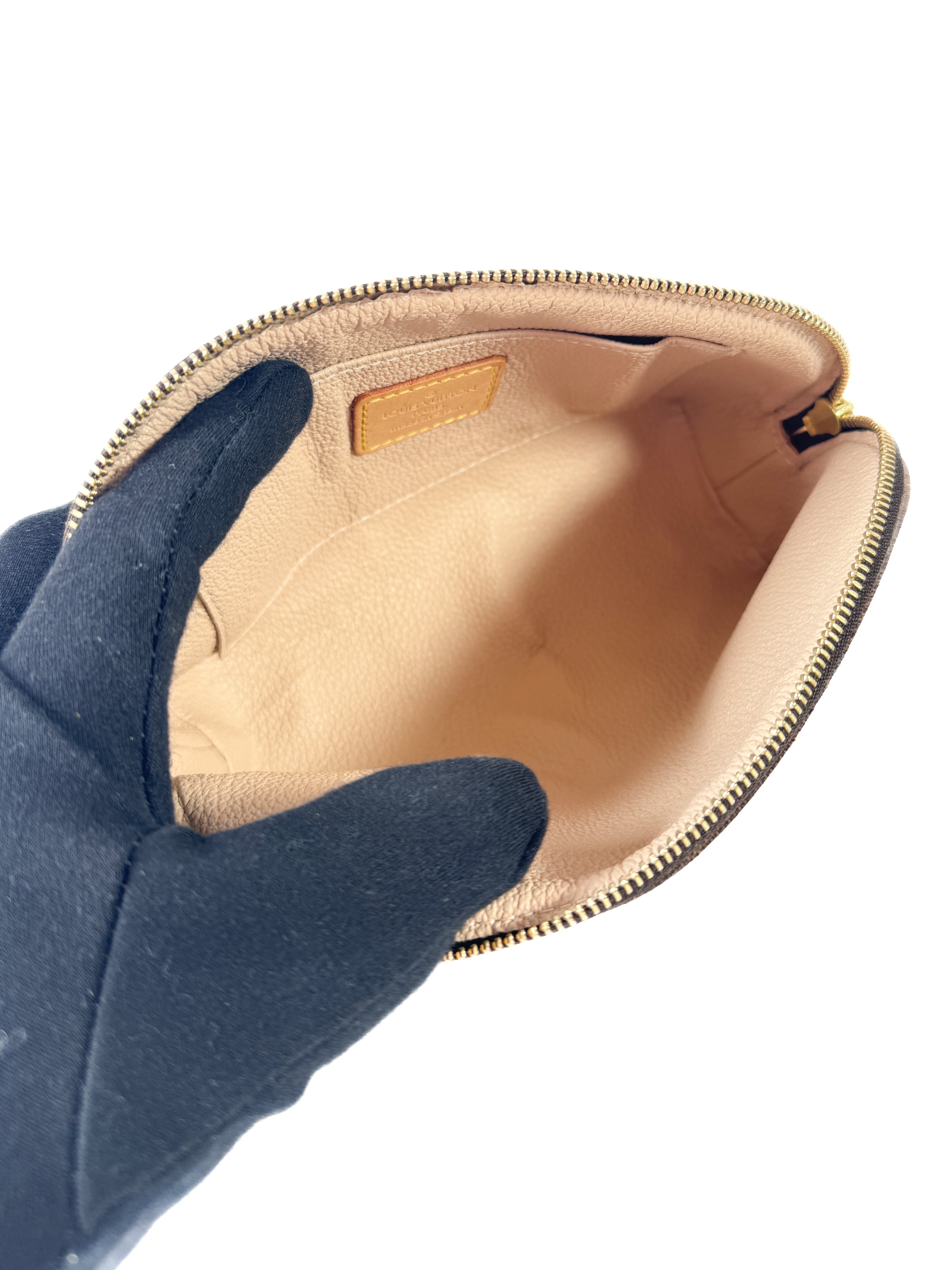 Louis Vuitton monogram cosmetic zip pouch