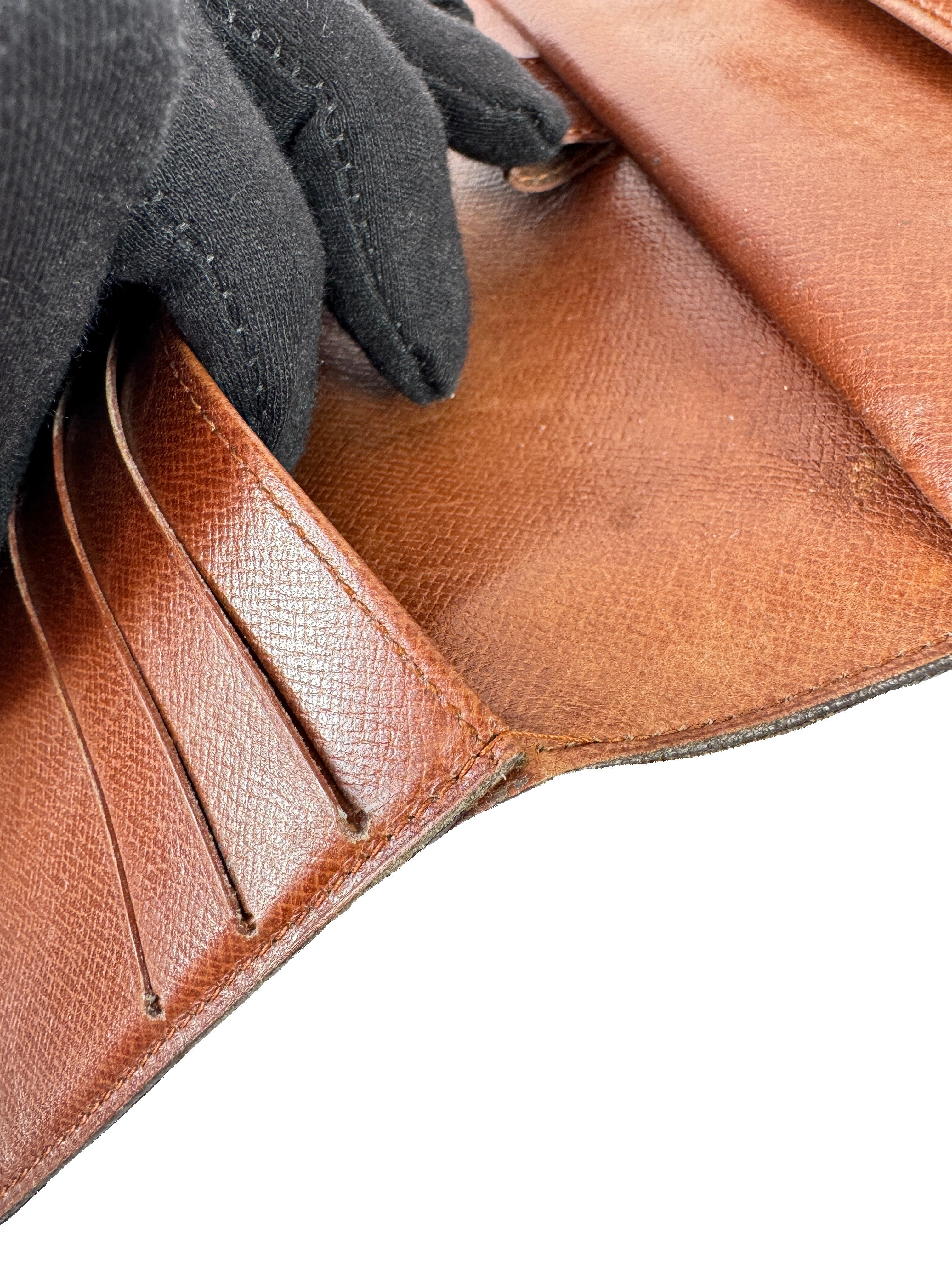 Louis Vuitton monogram vintage Porte Tressor International wallet. *as is*