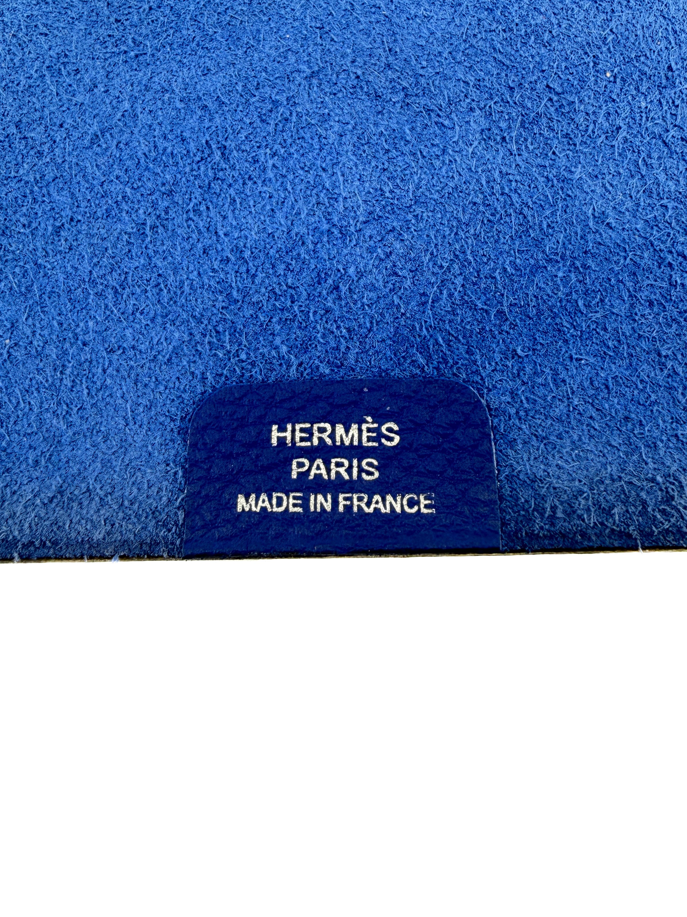 Hermès blue Ulysse PM notebook cover