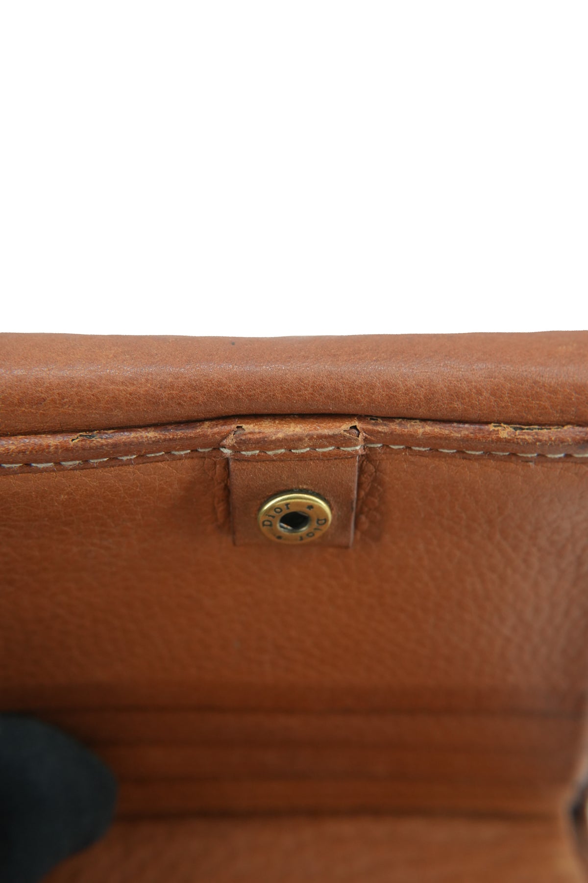 Christian Dior brown leather Saddle compact vintage wallet TR 00 92