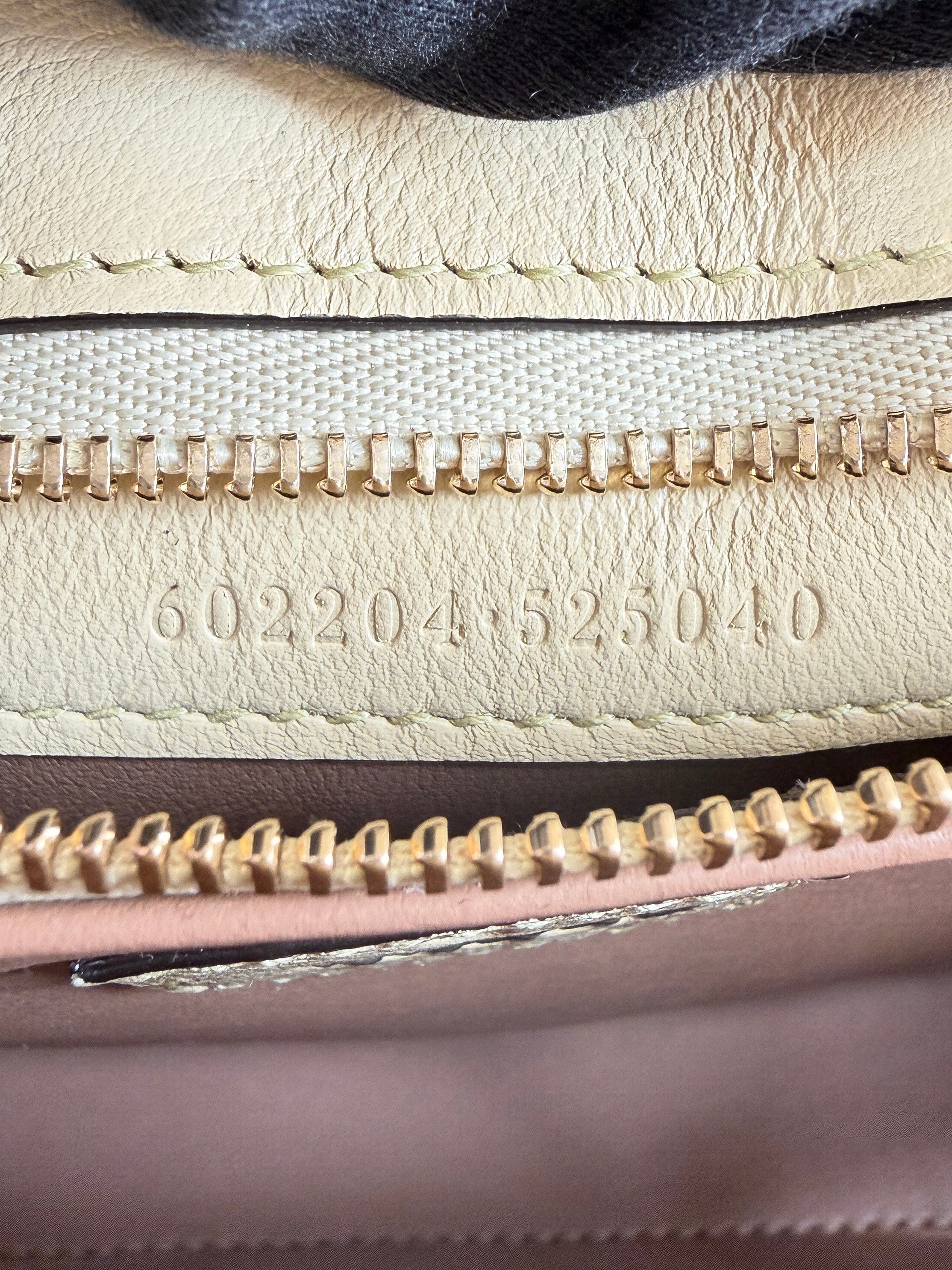 Gucci Snakeskin Horsebit 1955 Shoulder Bag Multicolor 602204-525040