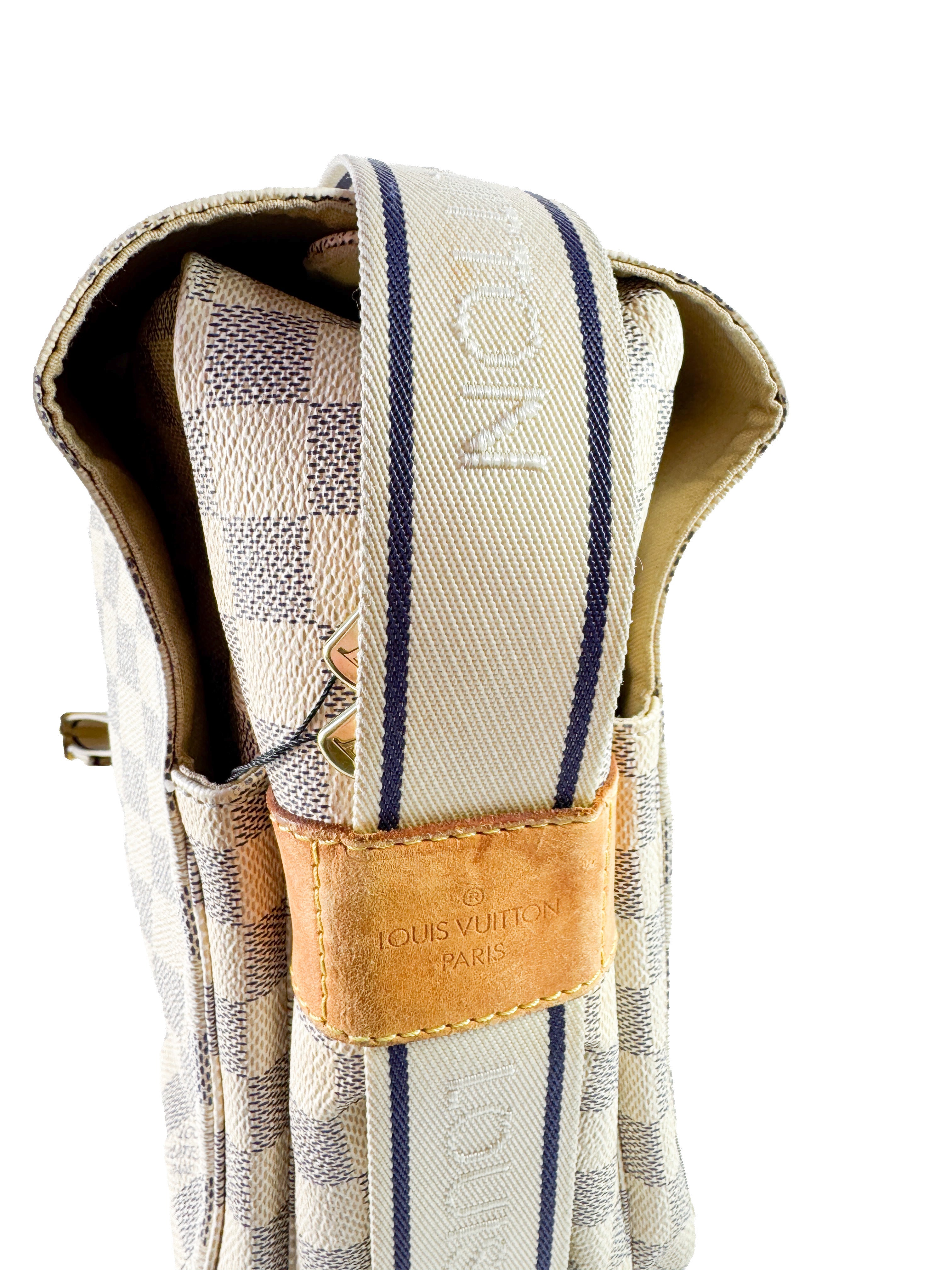 Louis Vuitton damier azur naviglio bag SR1077