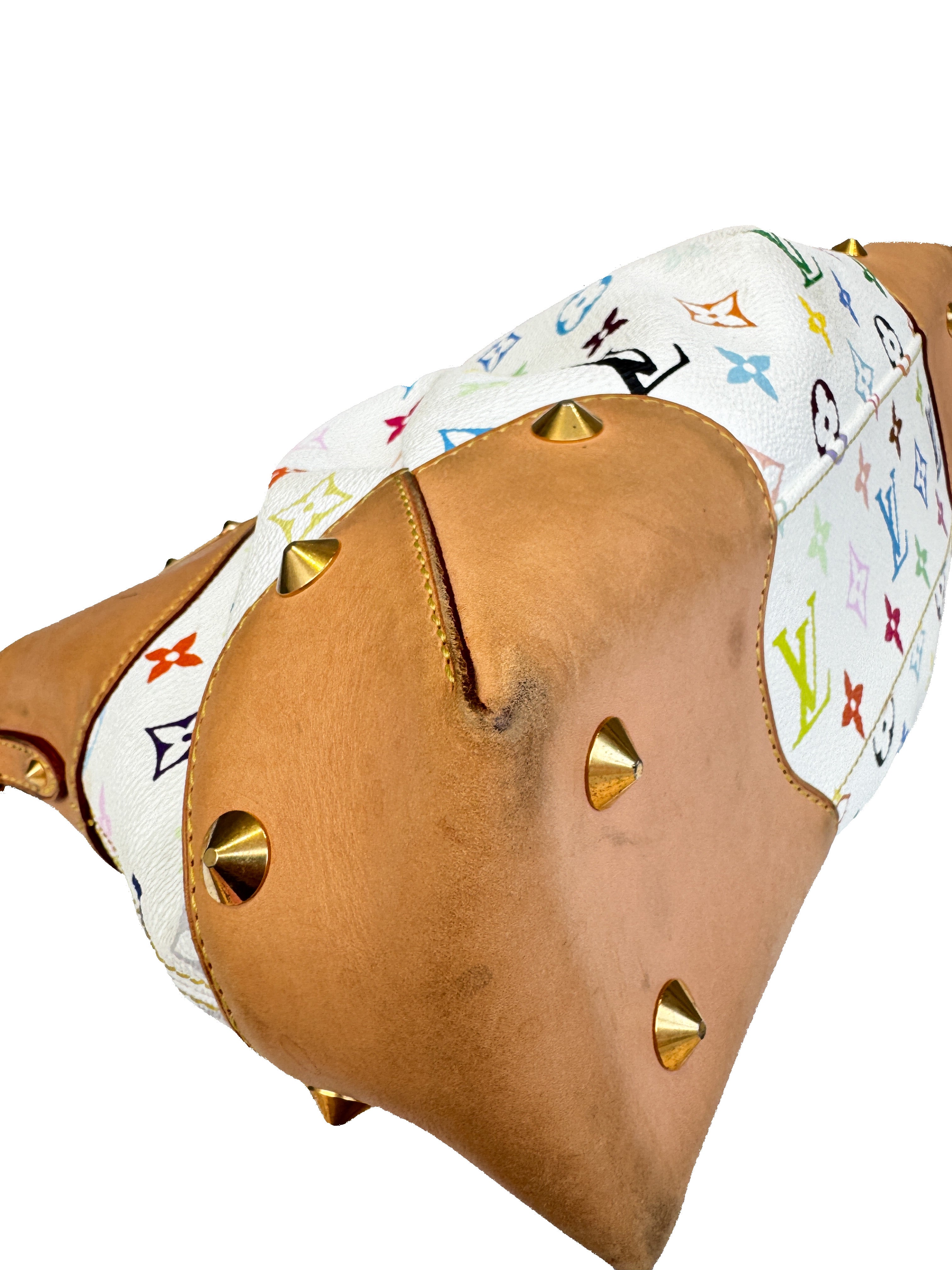 Louis Vuitton white multicolor Judy MM TR1162