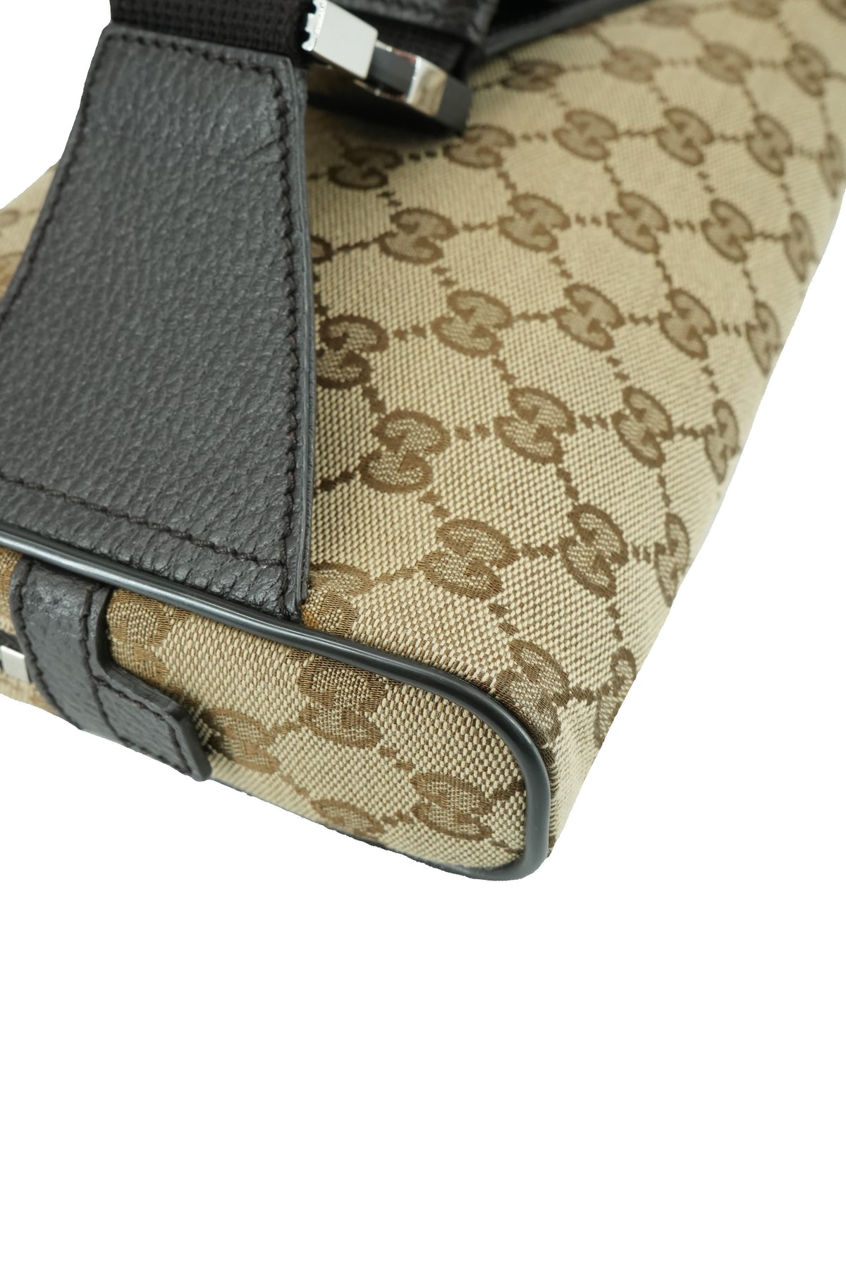 Gucci brown signature belt bag 449174 52706