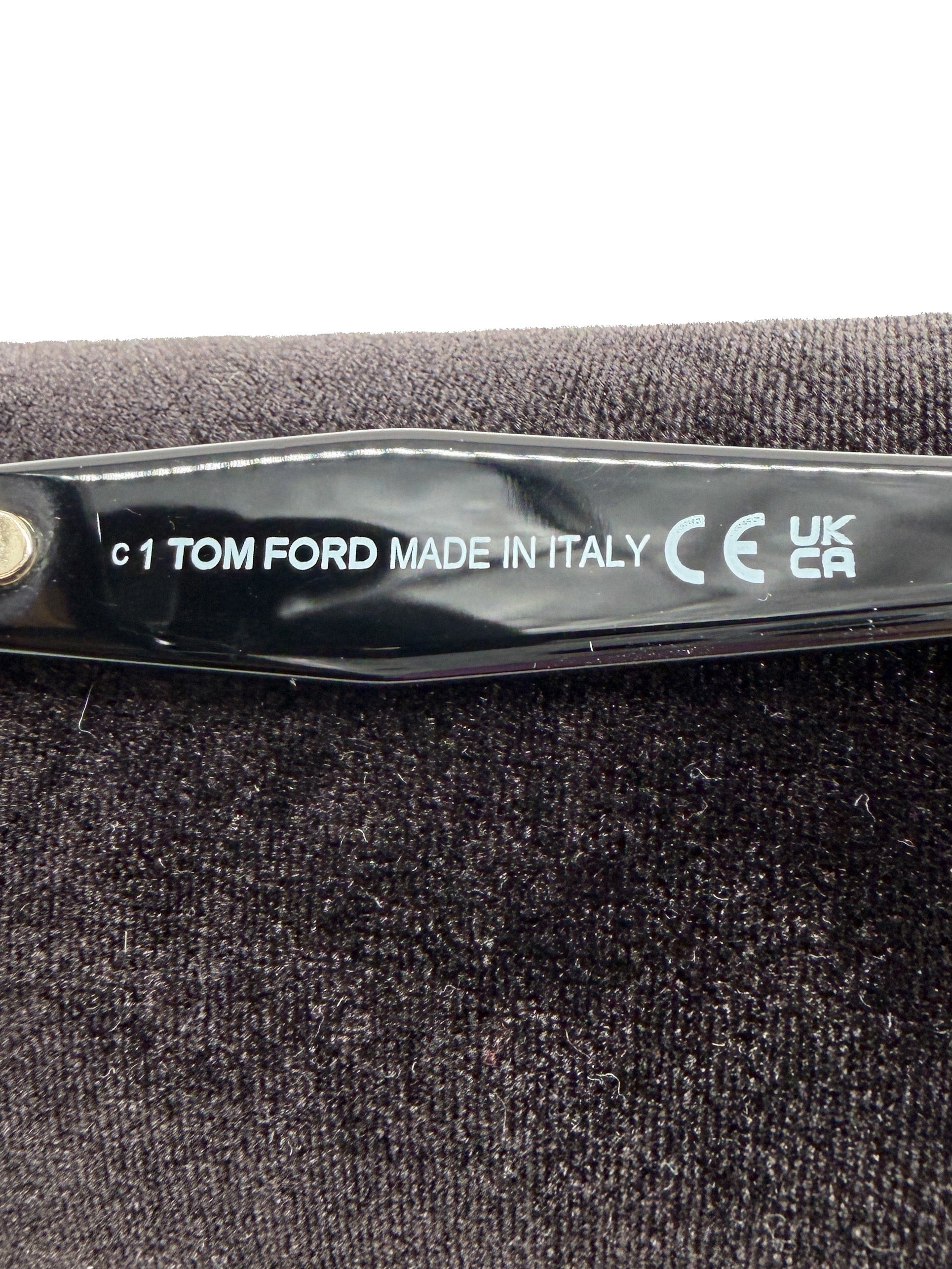 Tom Ford black Romy polarized sunglasses F1032 *CASE*