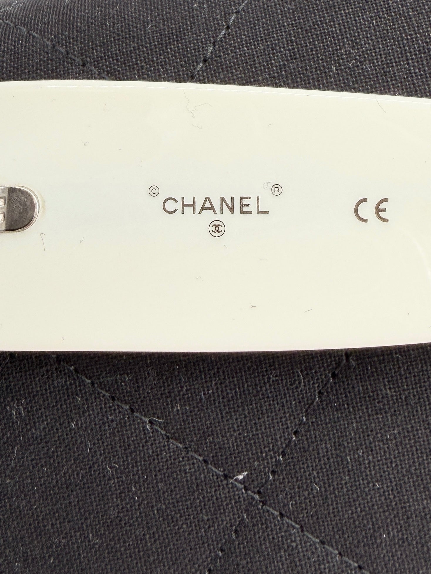 Chanel acetate quilted Pilot sunglasses 71465 A CASE