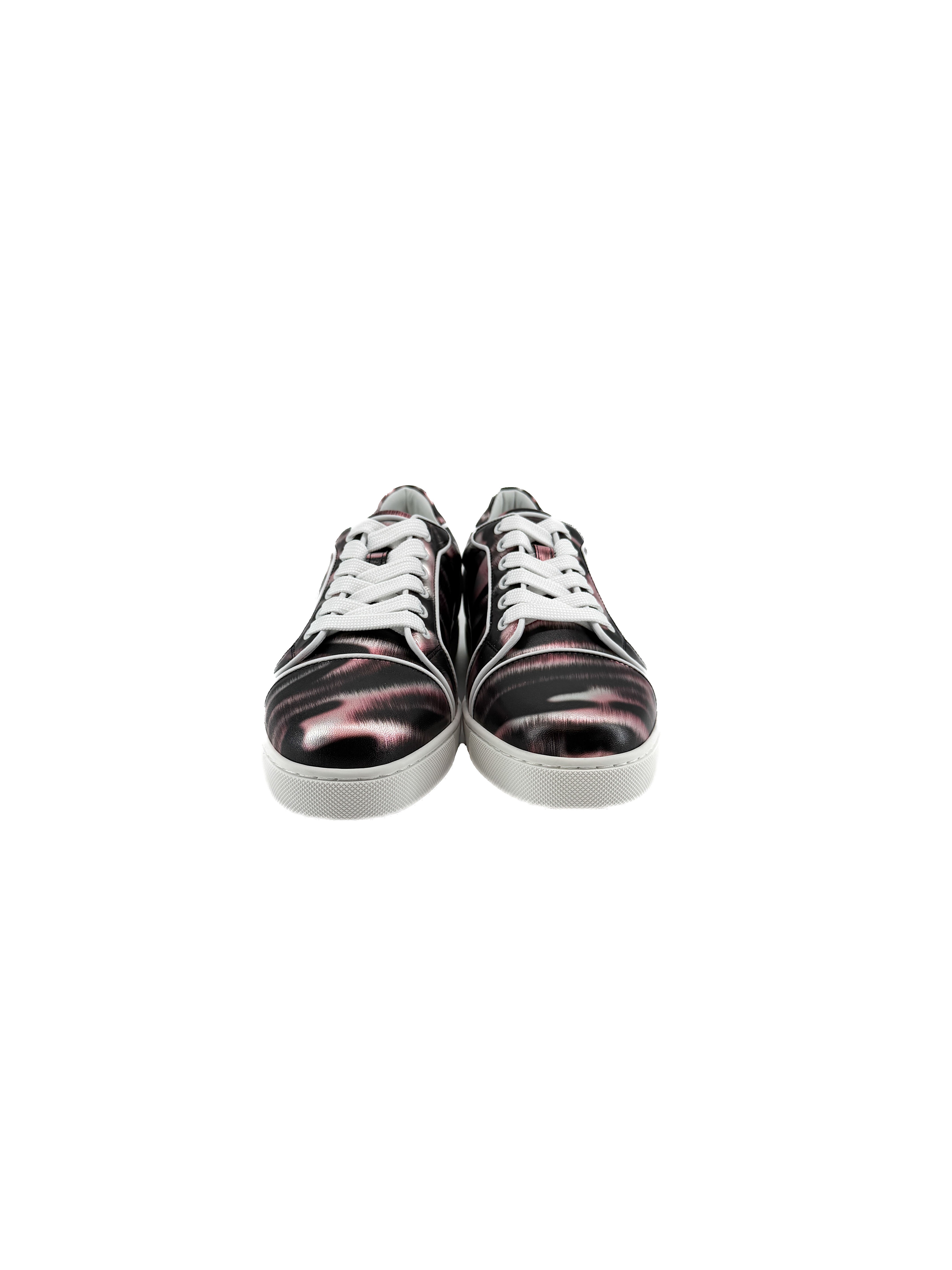 Christian Louboutin fun Vieira Orlato pink black sneakers size 38 NEW BOX
