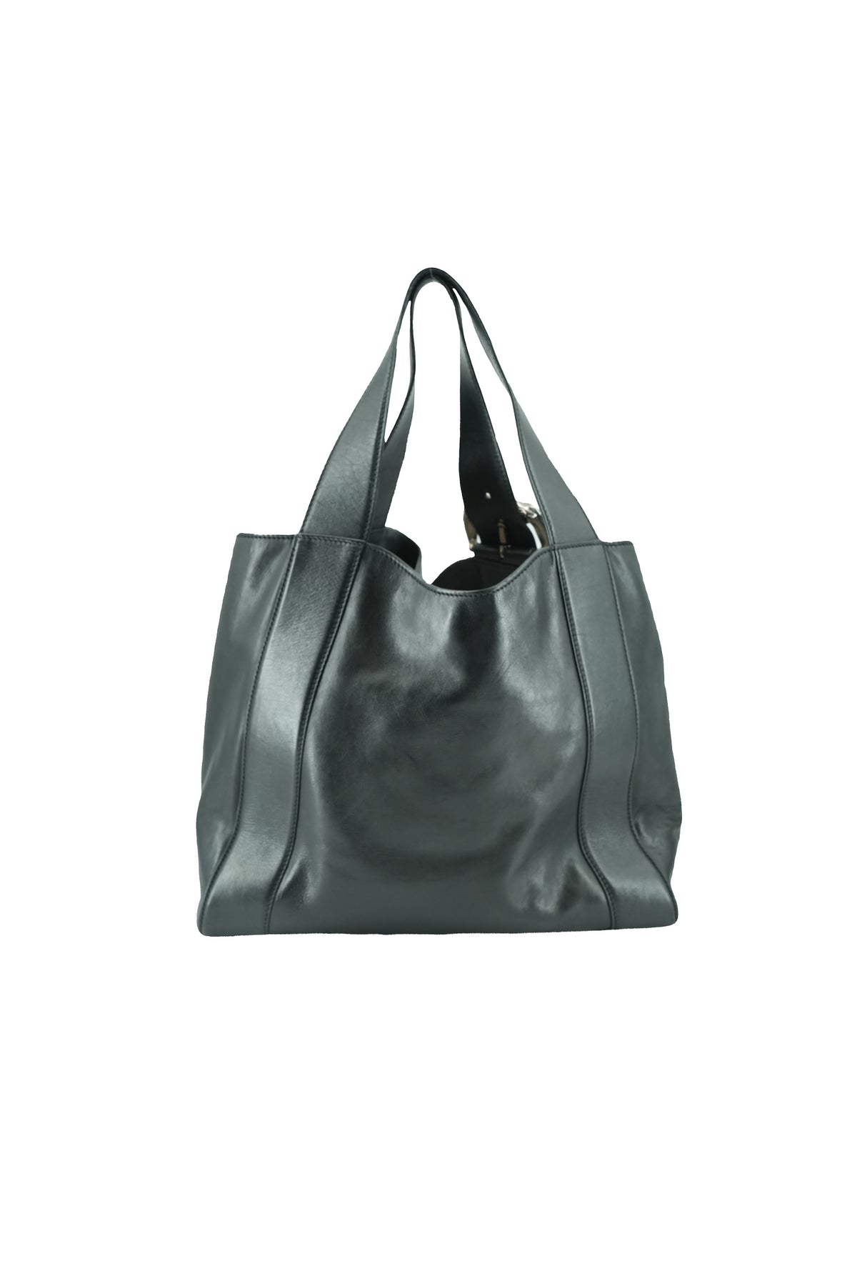 Gucci black Ribot horse tote 502752