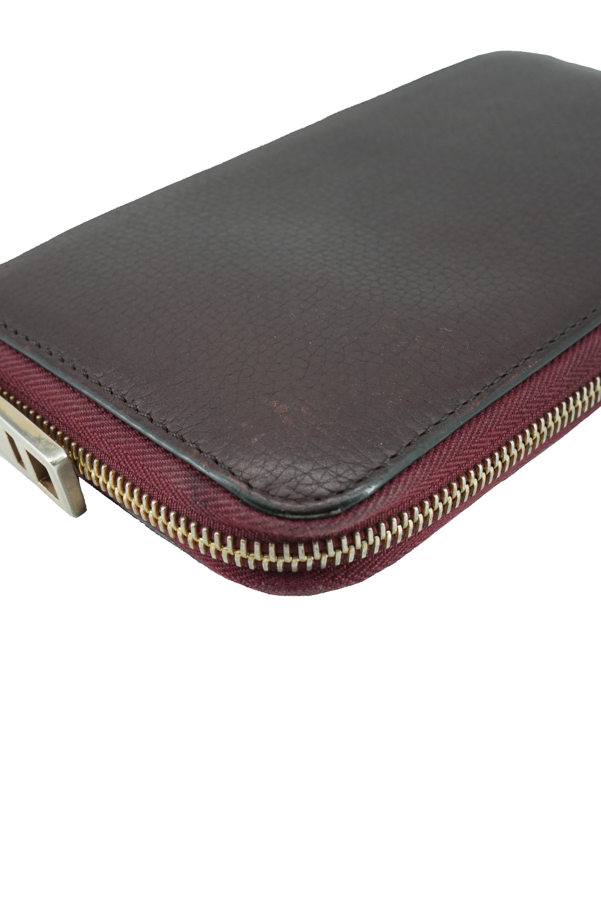 Burberry burgundy plaid organizer wallet MDTTSIC70CHI