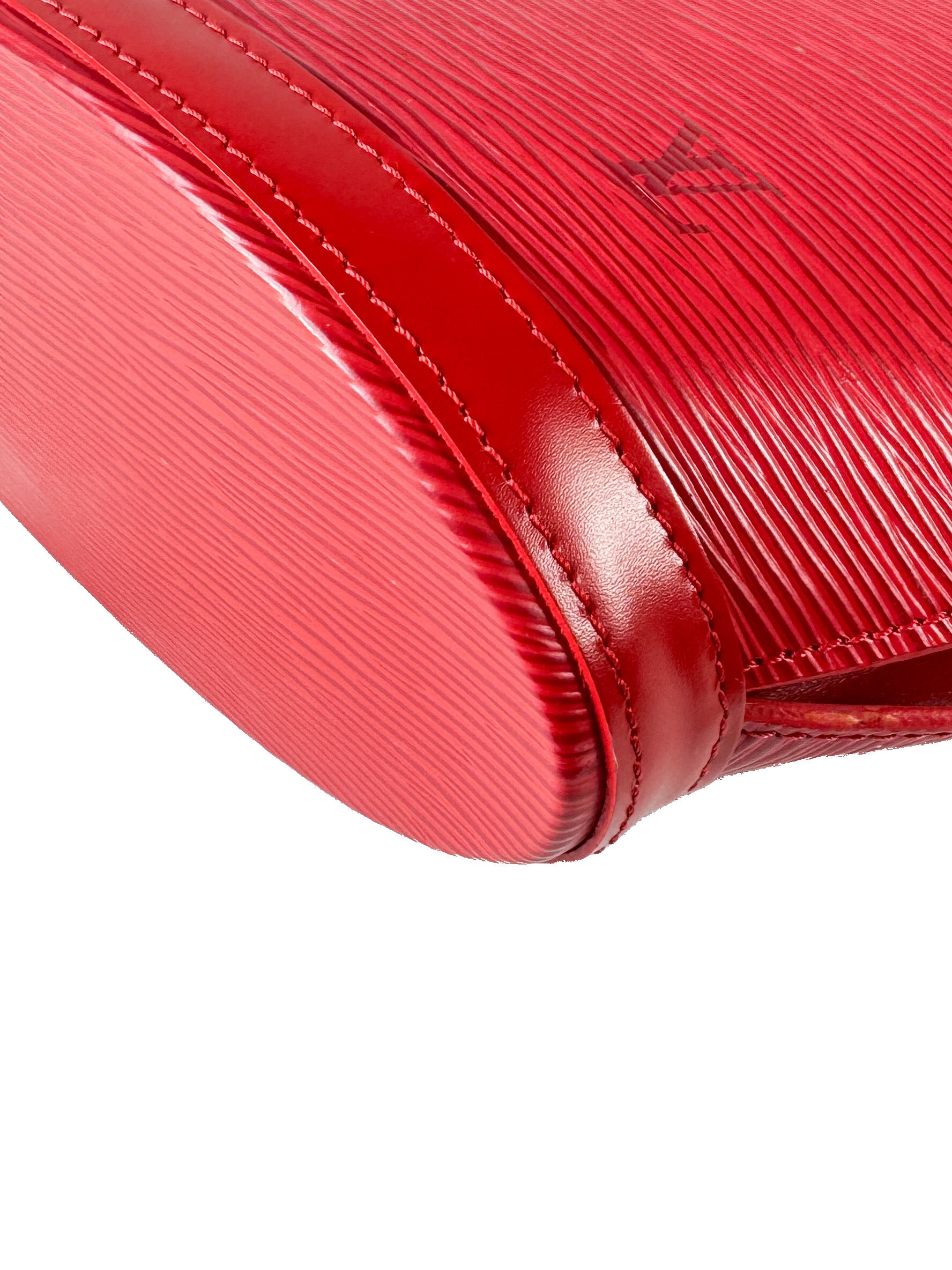 Louis Vuitton red epi leather Saint Jacques GM AR0035