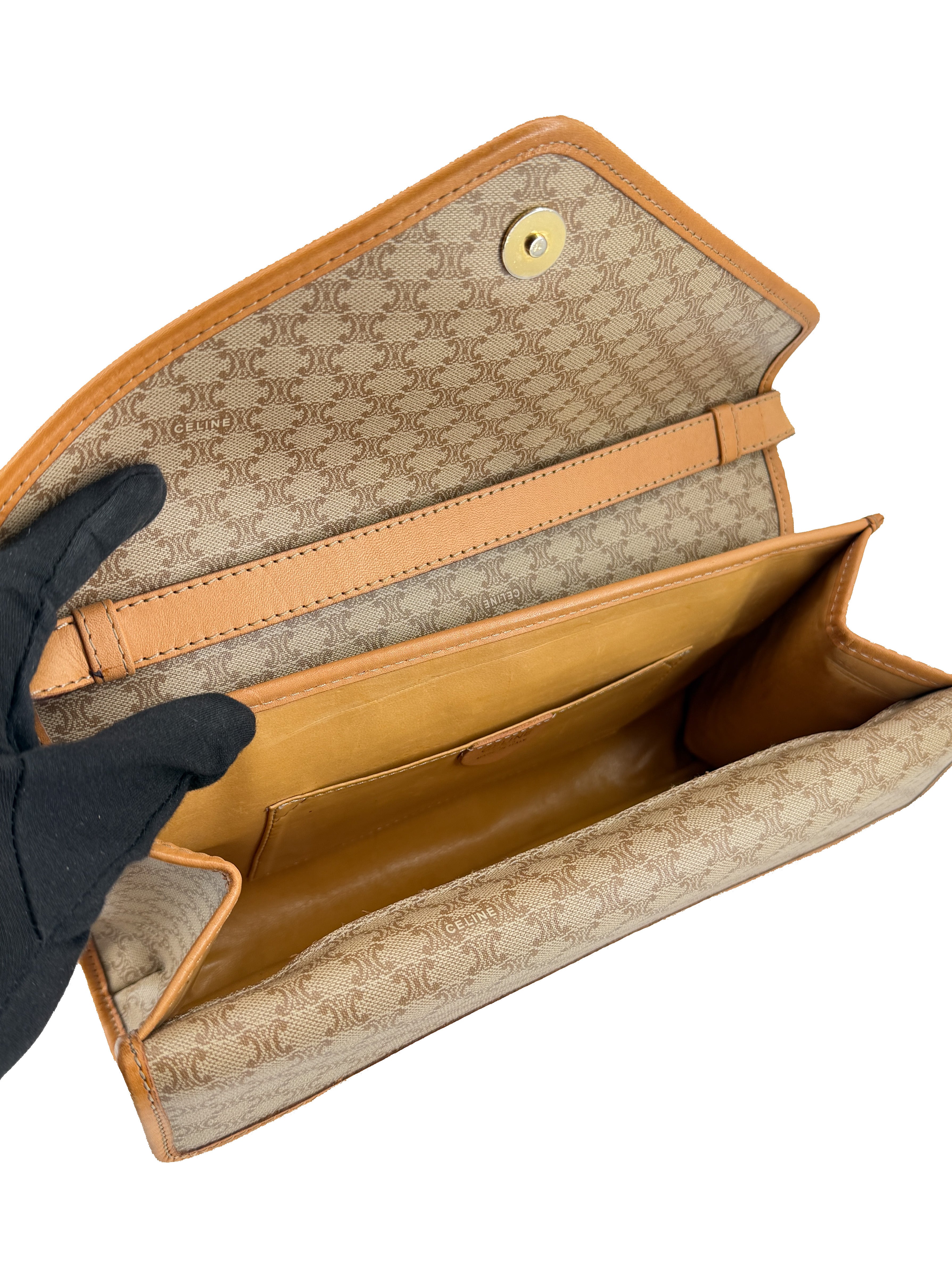 Celine vintage cream Macadam crossbody