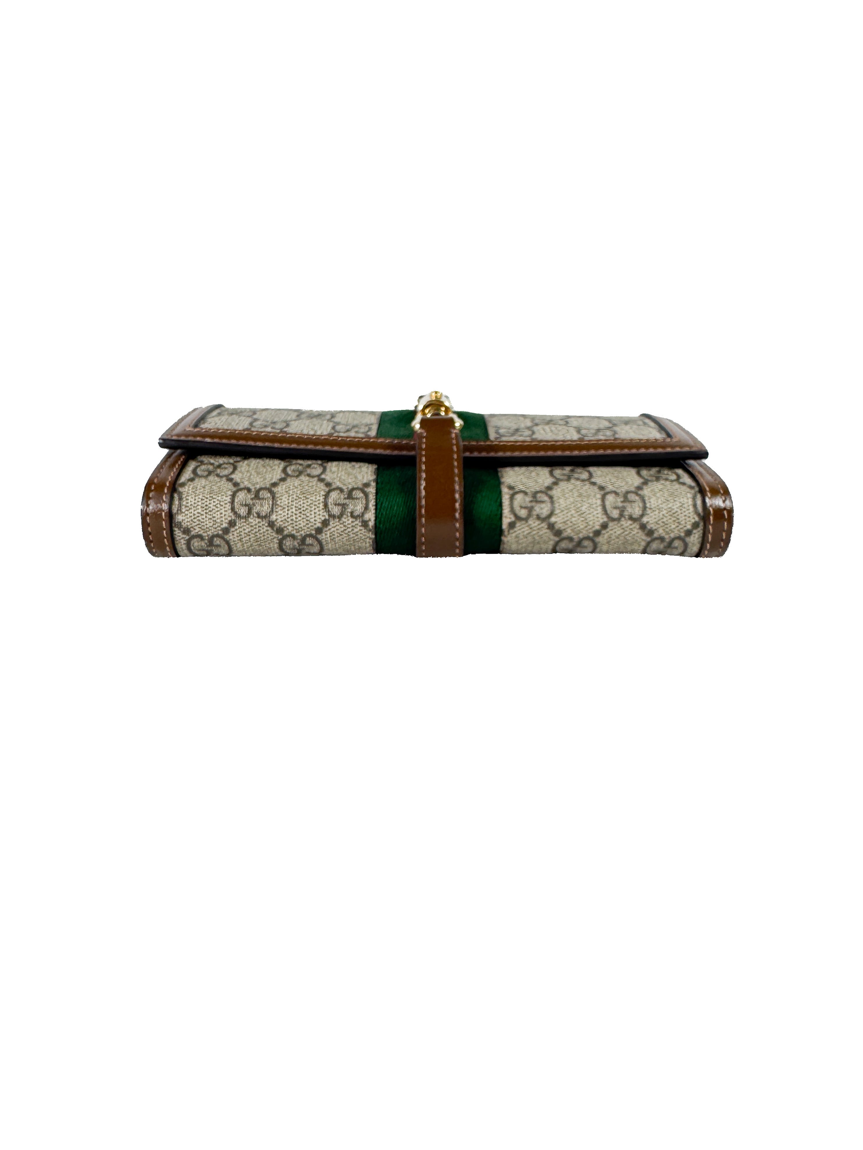 Gucci GG Jackie 1961 wallet on a chain 652681-0416 BOX NEW