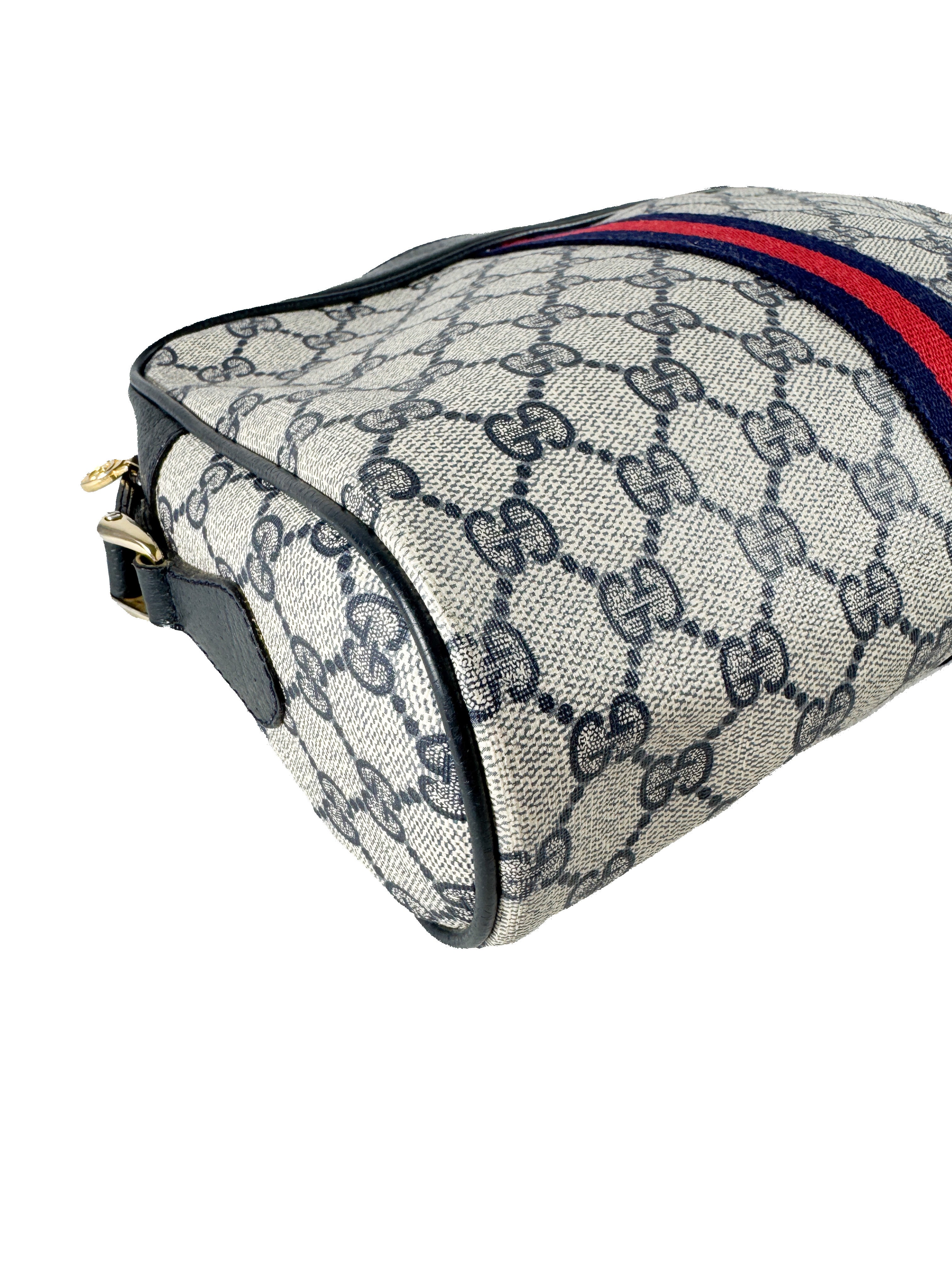 Gucci navy GG sherry line vintage crossbody 3202005