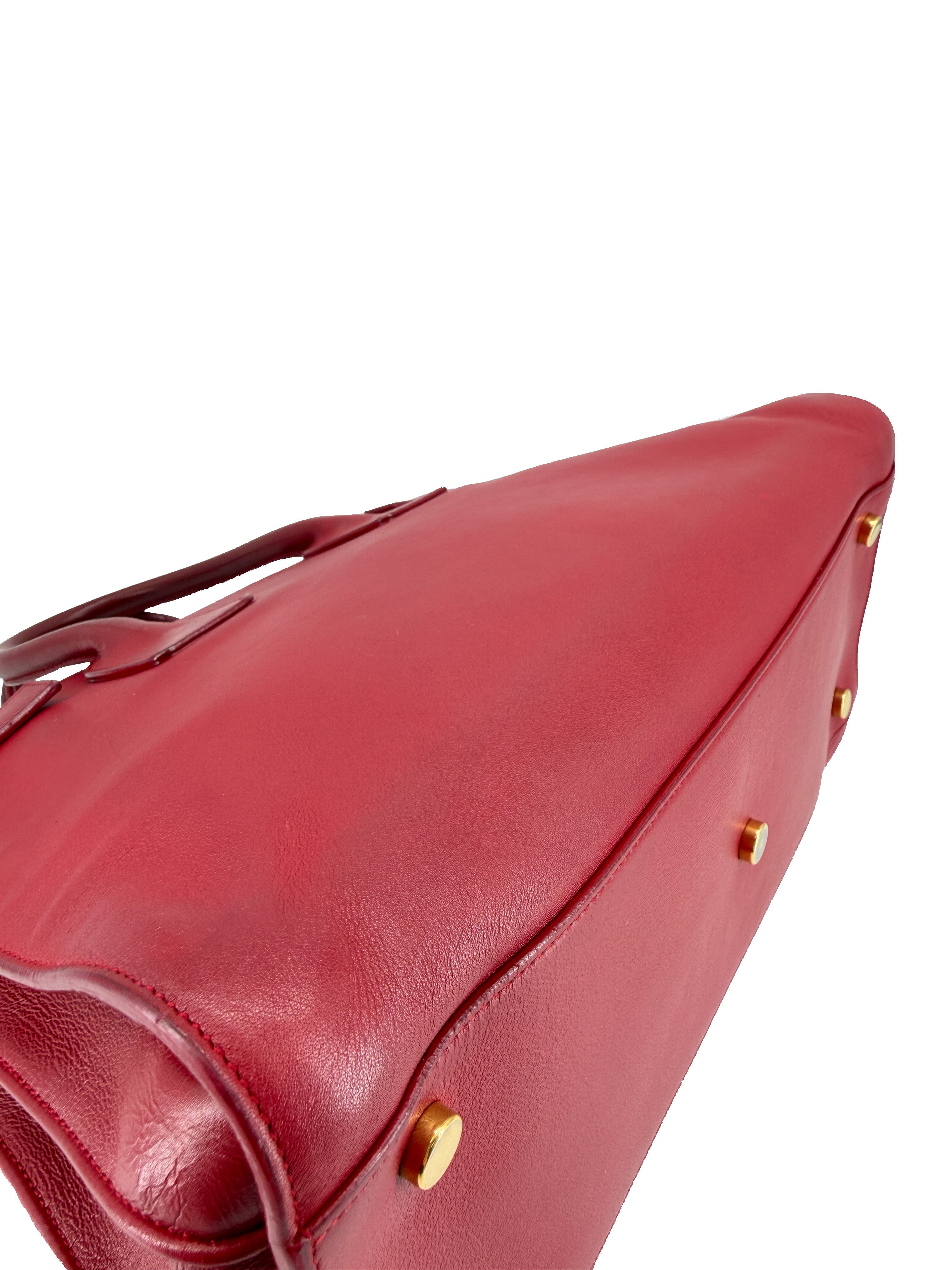 Saint Laurent red small Sac Du Jour 324823-527276