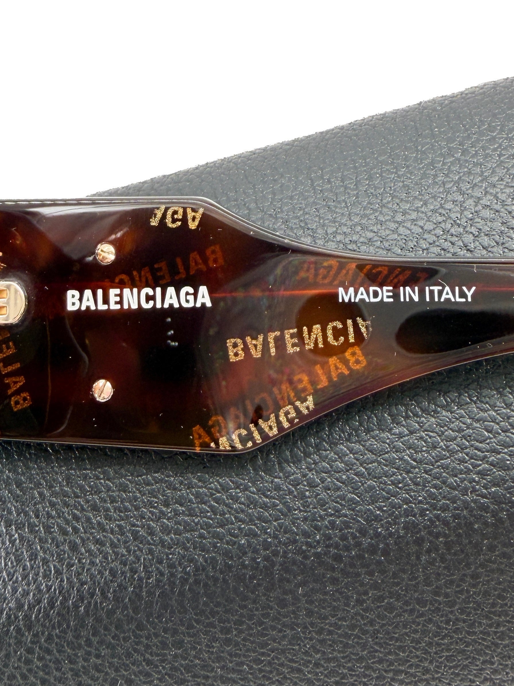 Balenciaga tortoise logo sunglasses BB0070S B0ZGW0635 CASE0
