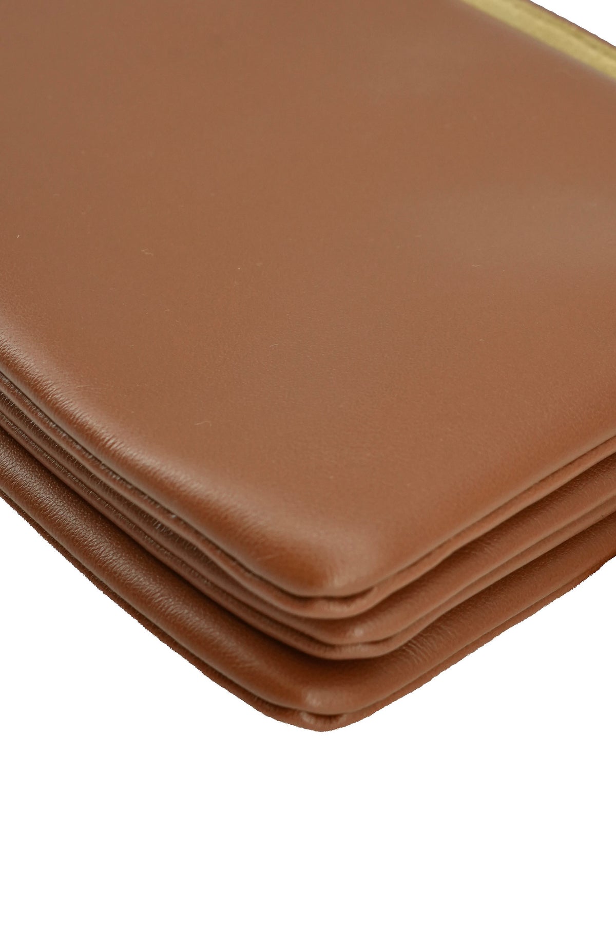 Celine brown Trio flap bag S-SD-4245
