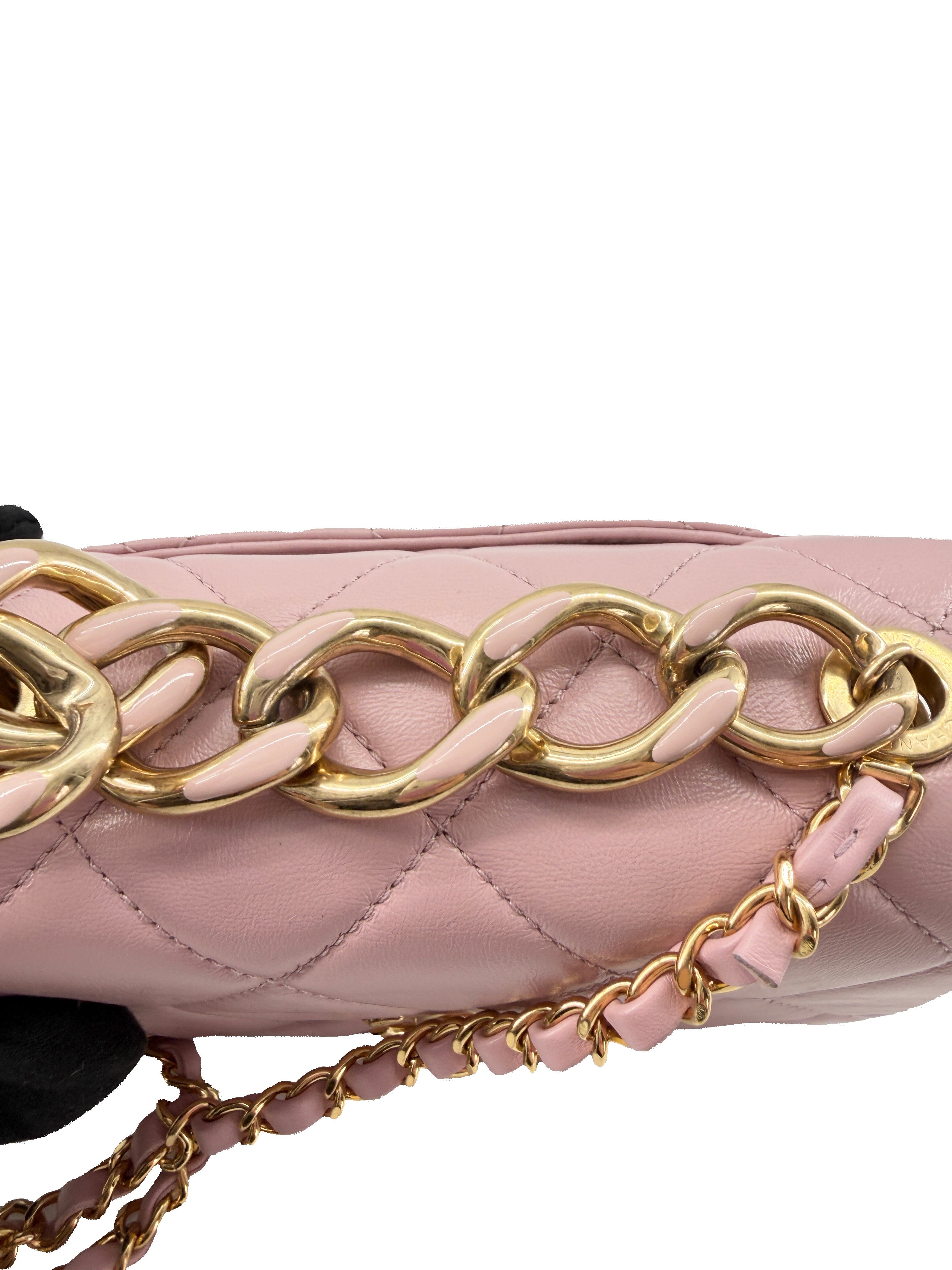 Chanel pink Match small flap bag P0H1C0H5