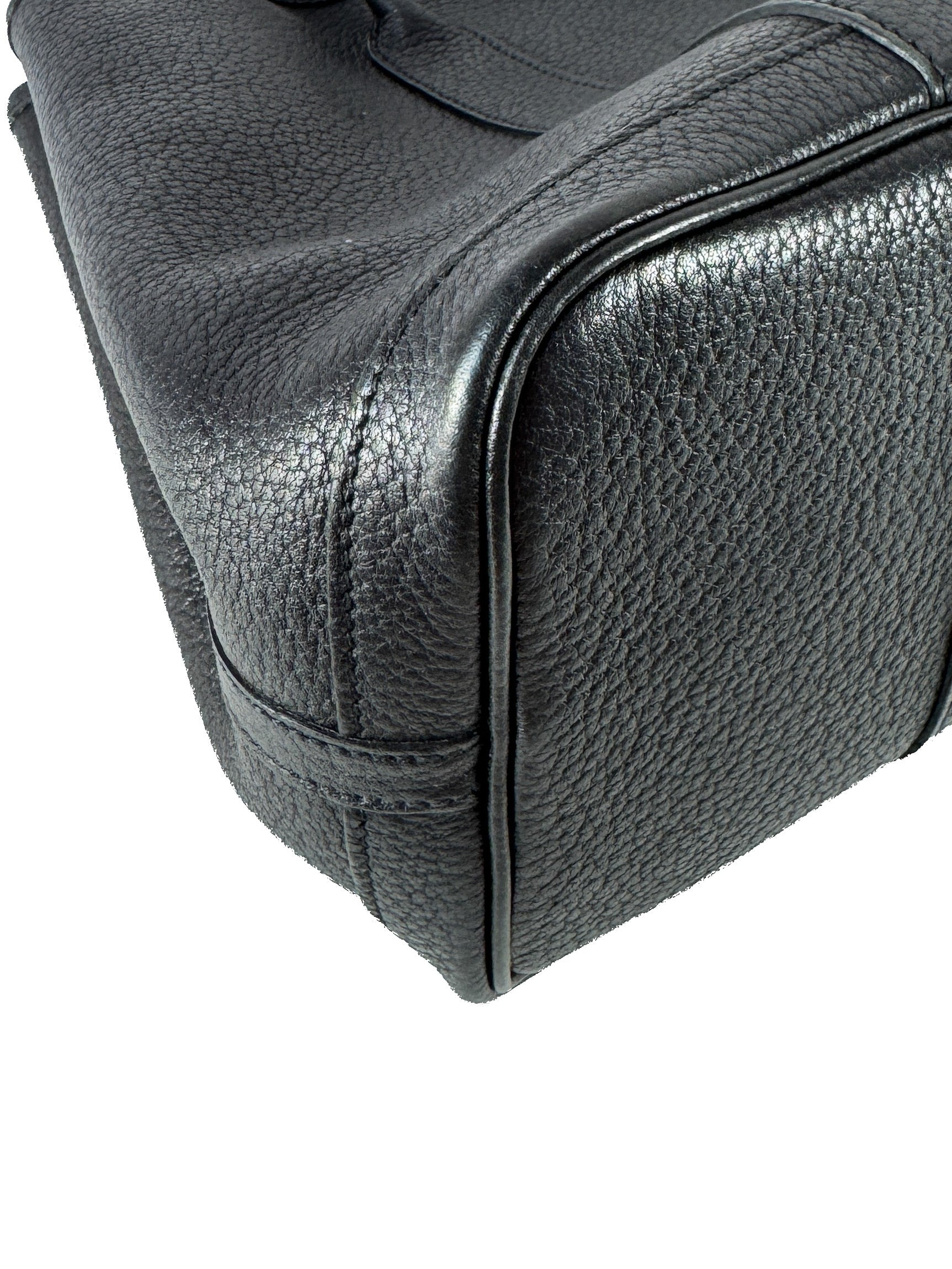 Hermès black Garden Party 30 negonda leather black