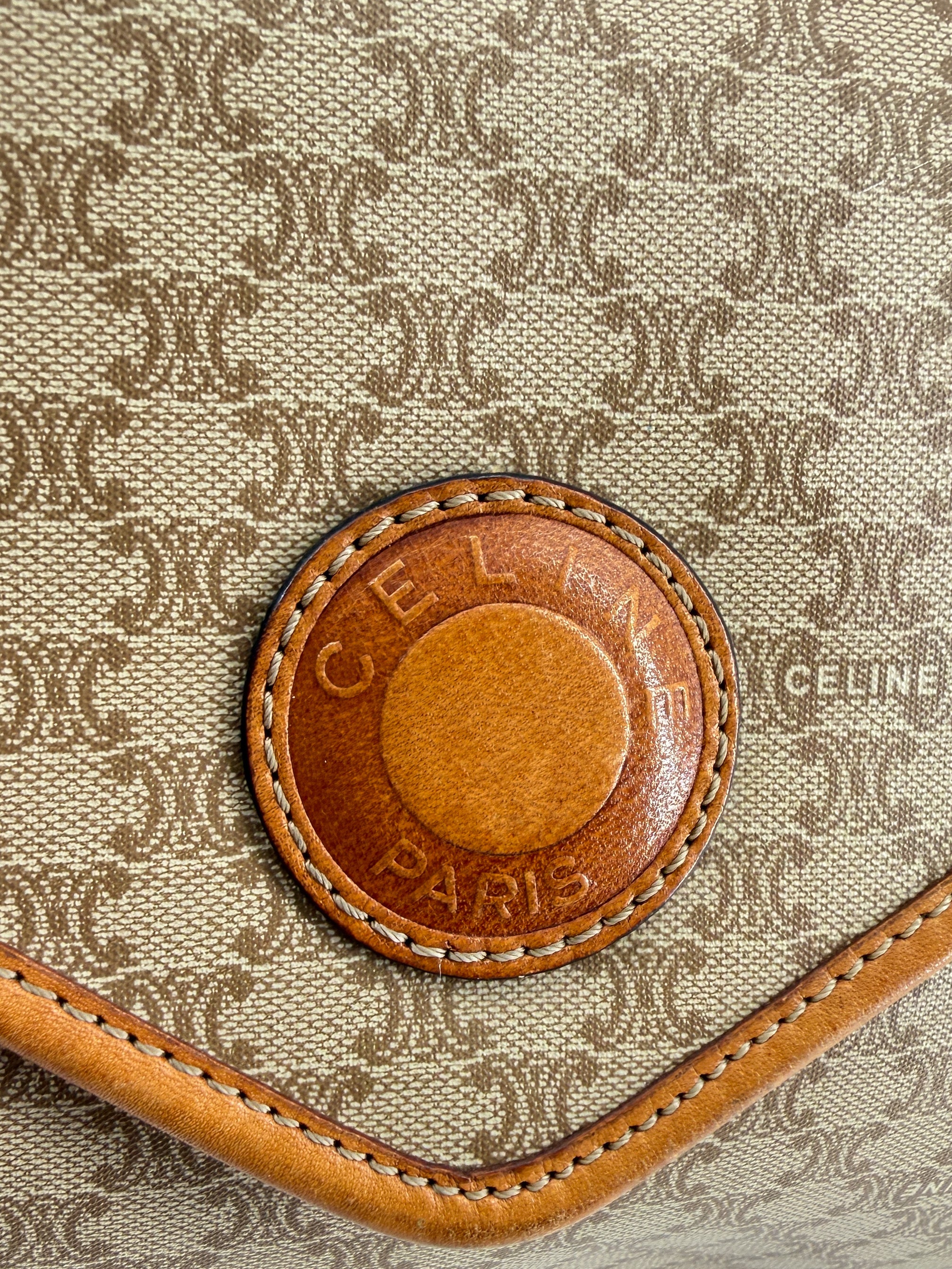 Celine vintage cream Macadam crossbody