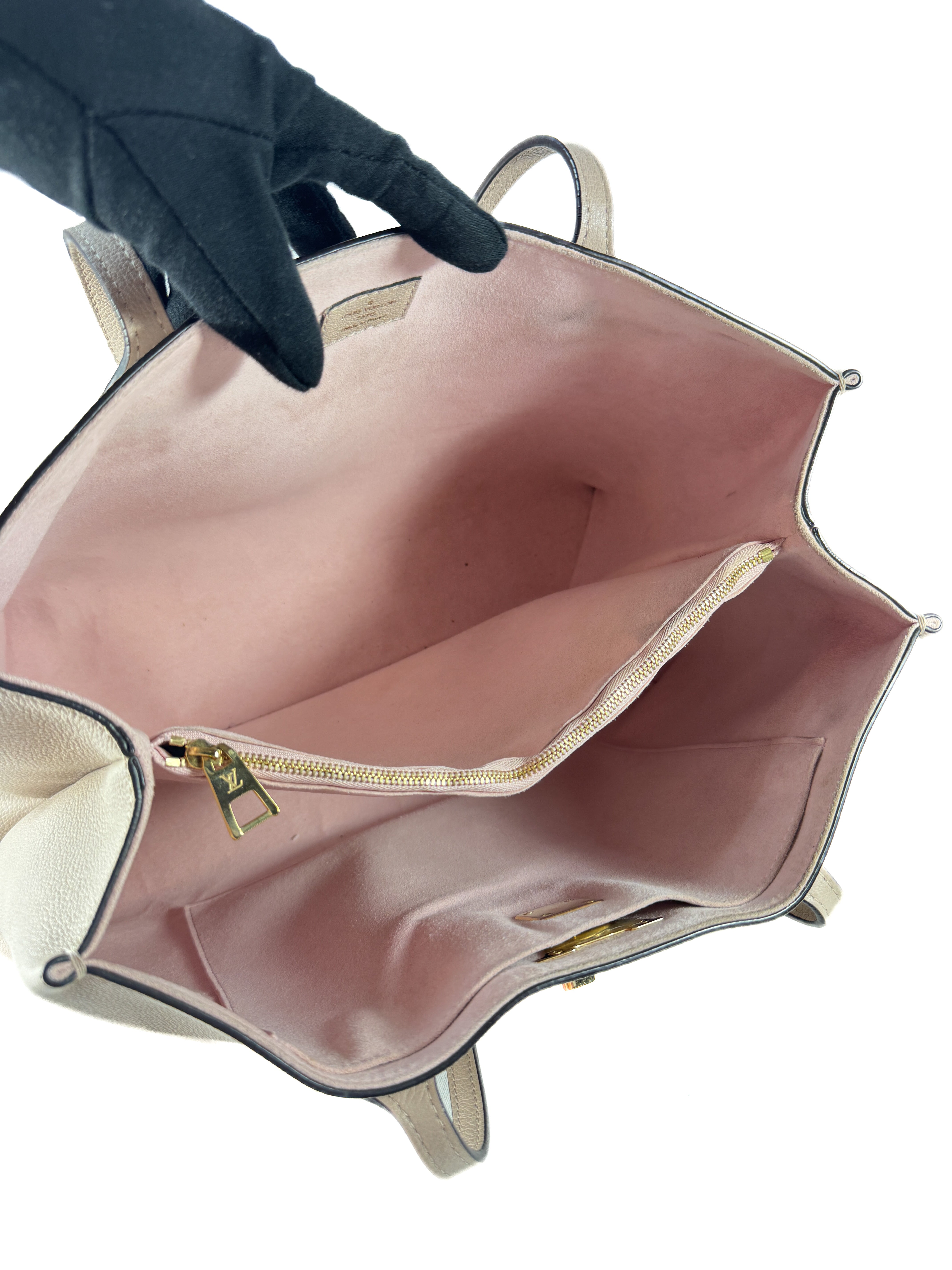 Louis Vuitton greige Lockme shopper (NFC)