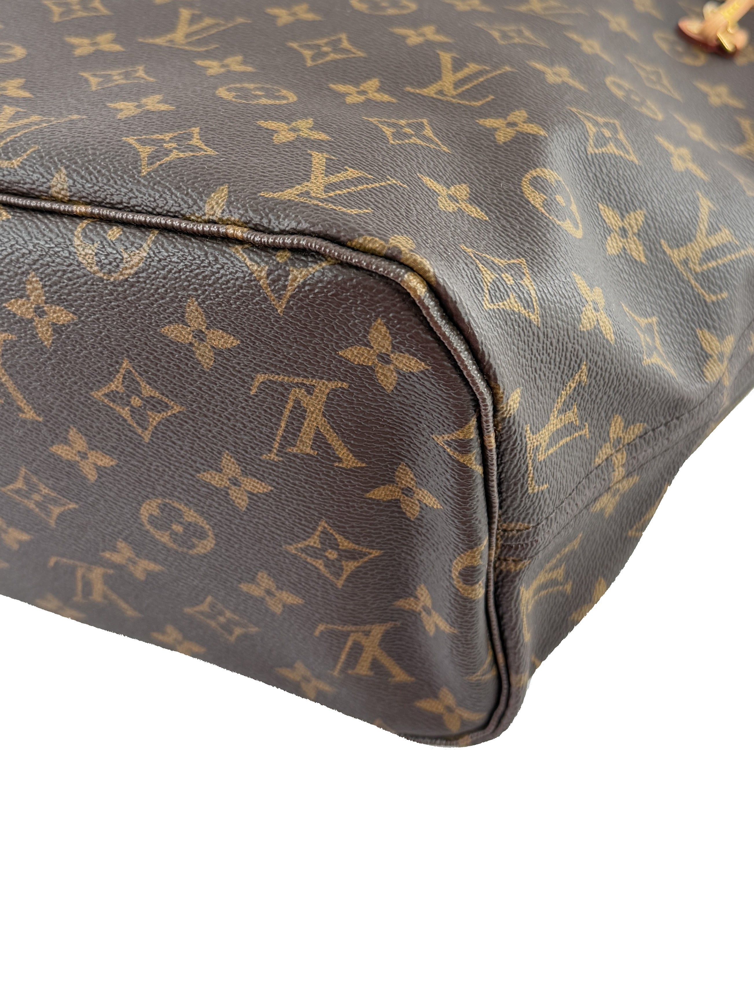 Louis Vuitton Neverfull MM w/pouch fuschia SD1199