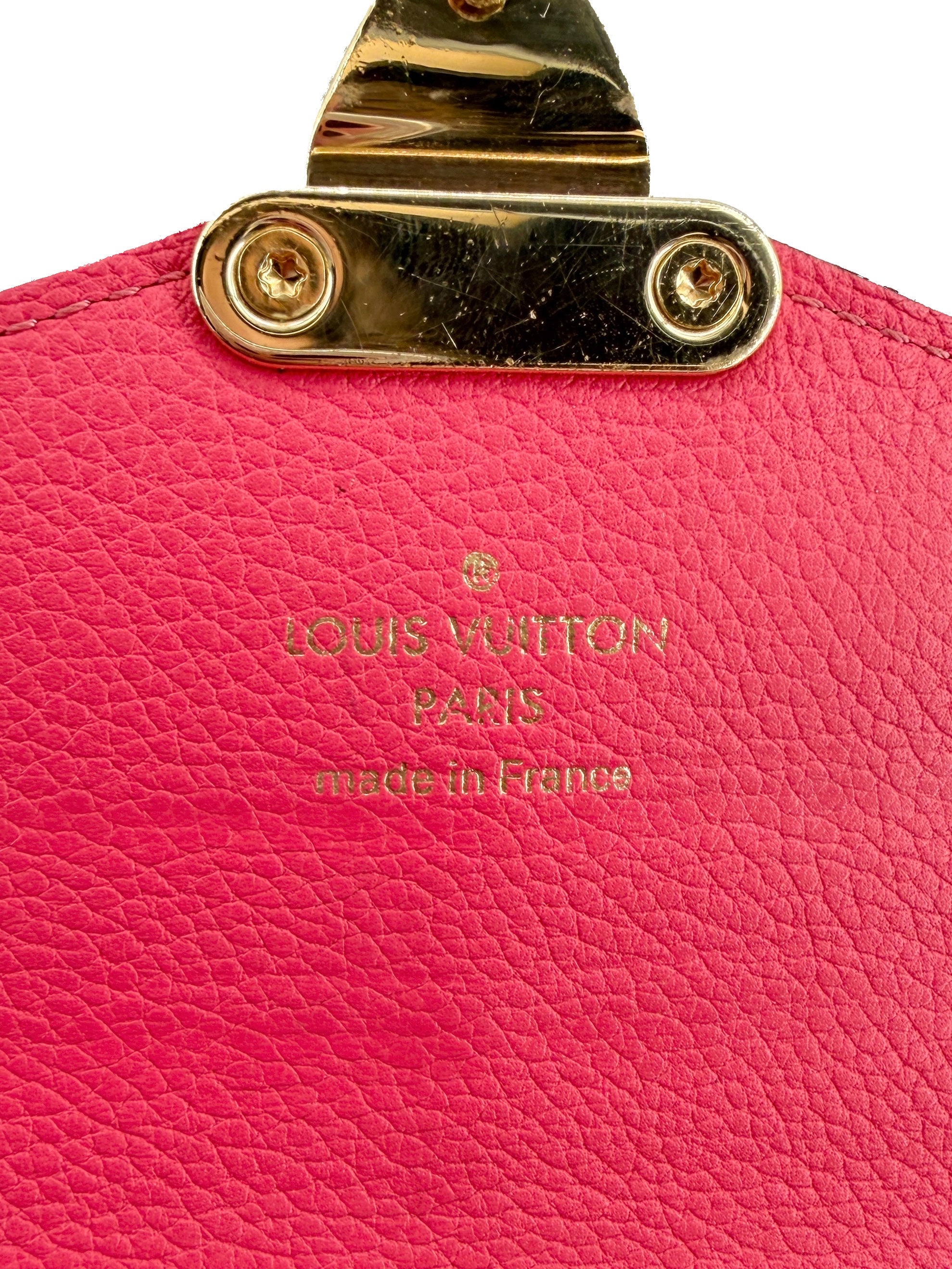 Louis Vuitton pink brown monogram Pallas wallet