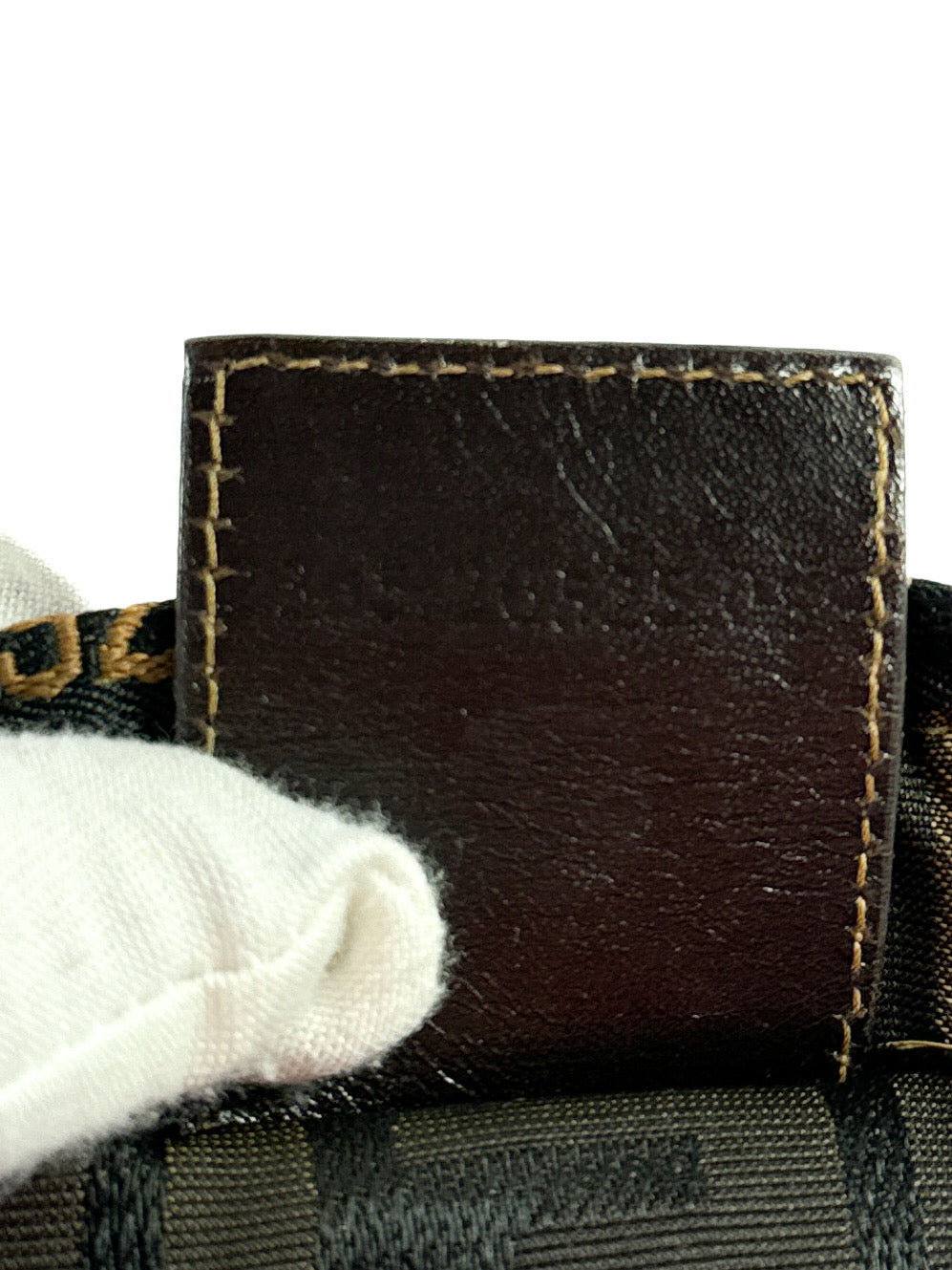 Fendi Zucca nylon mini 1925 tote