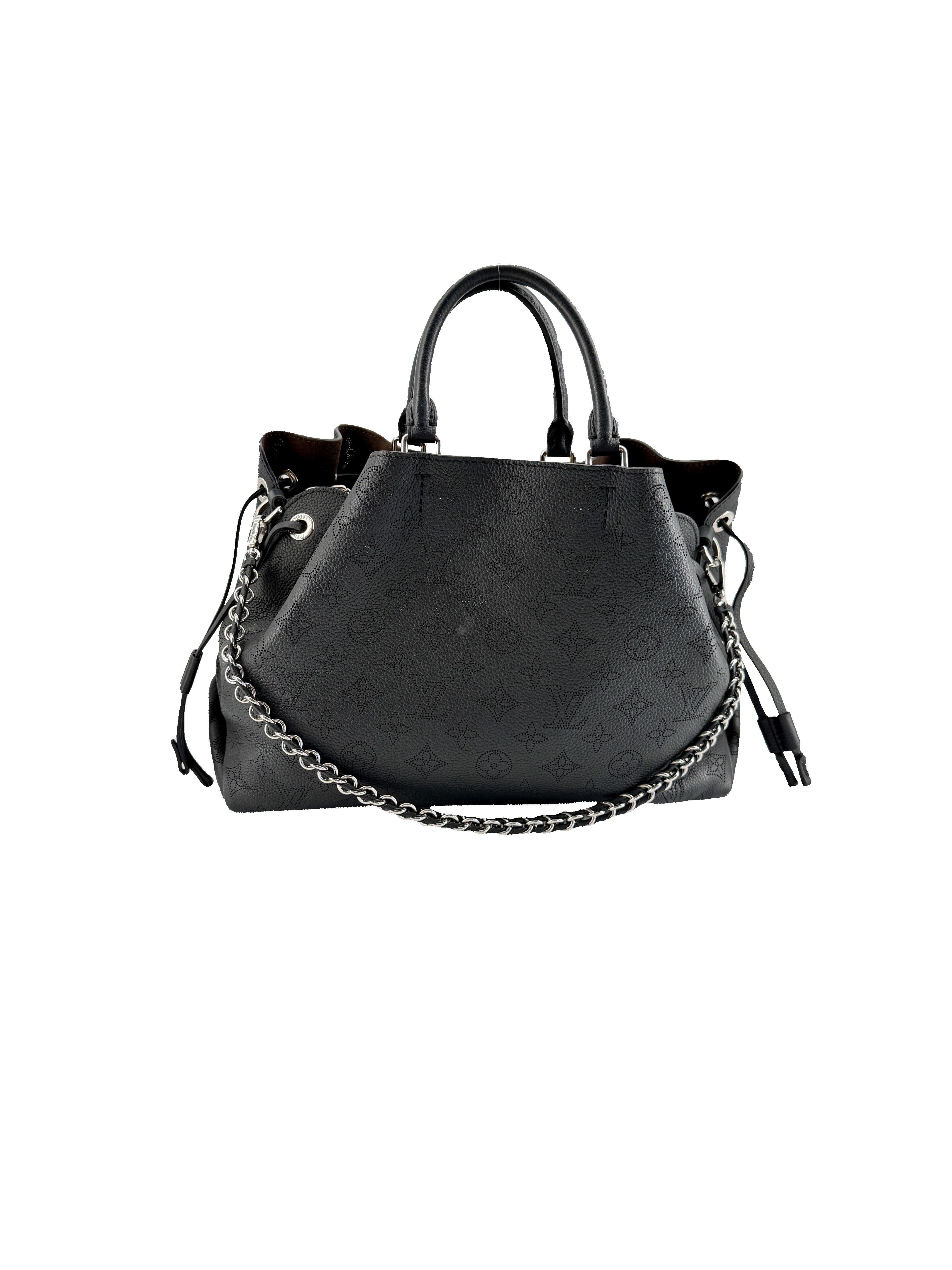 Louis Vuitton black Mahina Bella tote NFC