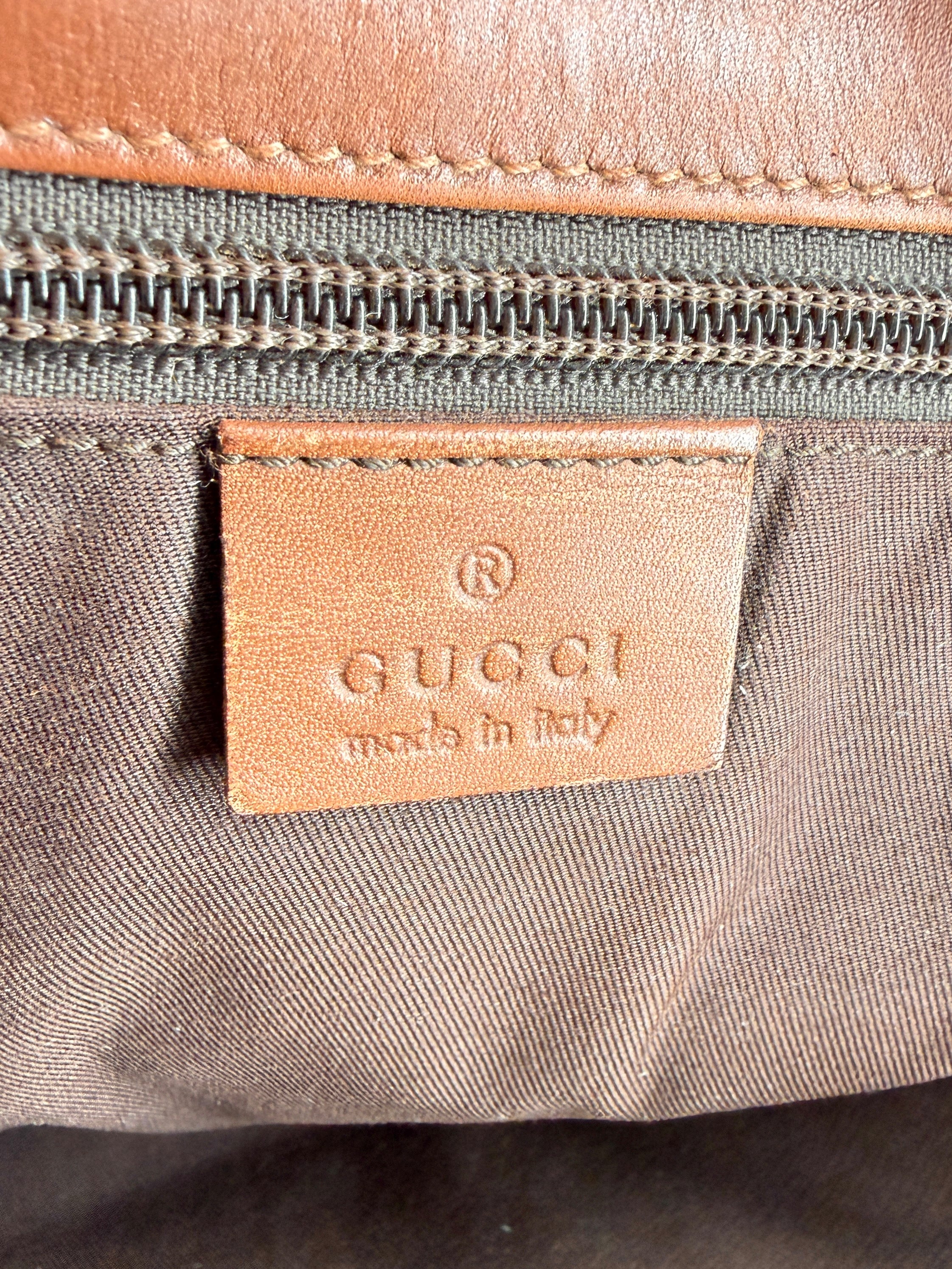 Gucci brown Guccissima messenger bag 145844 213317