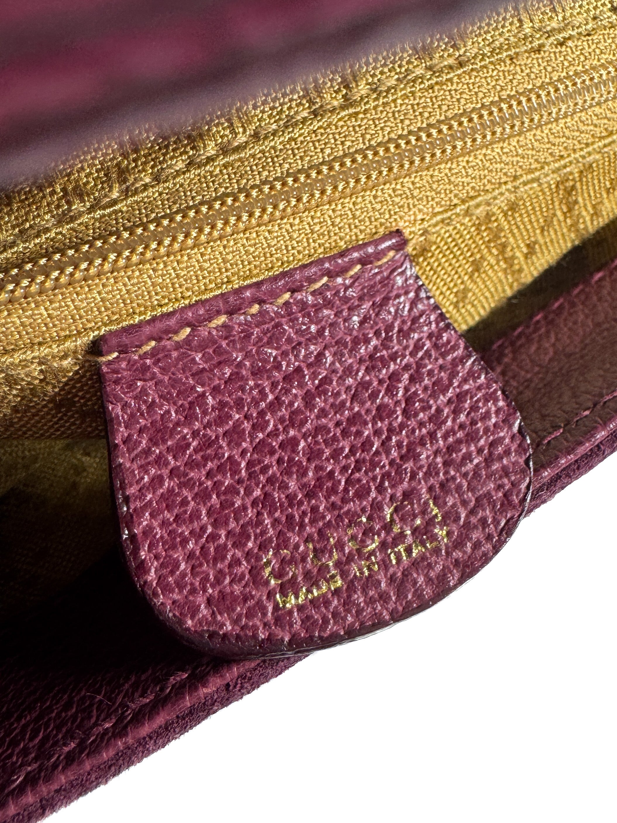 Gucci purple suede vintage Bamboo bag 000 123 0316