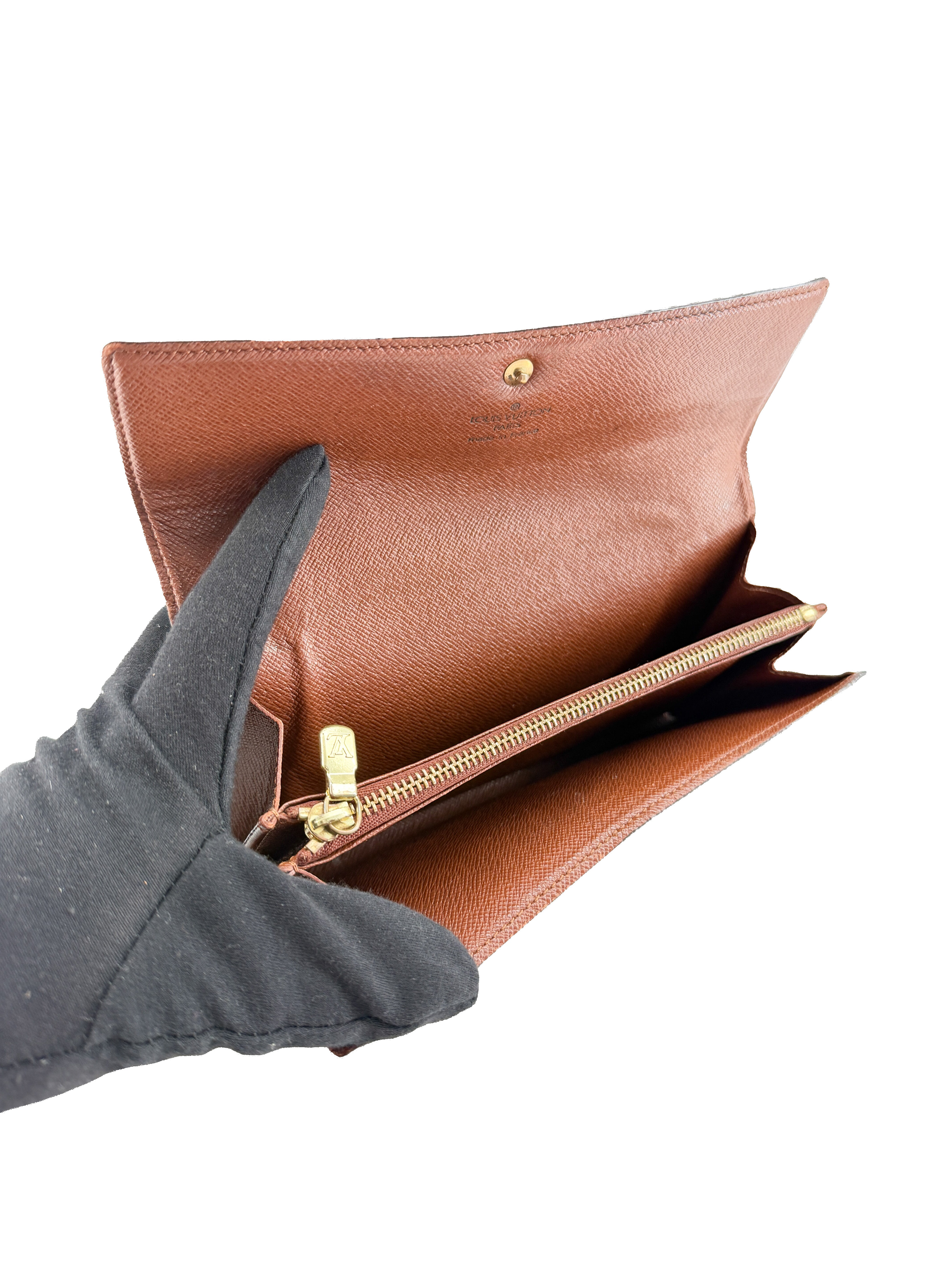 Louis Vuitton monogram Porte Monnaie long wallet MB0093