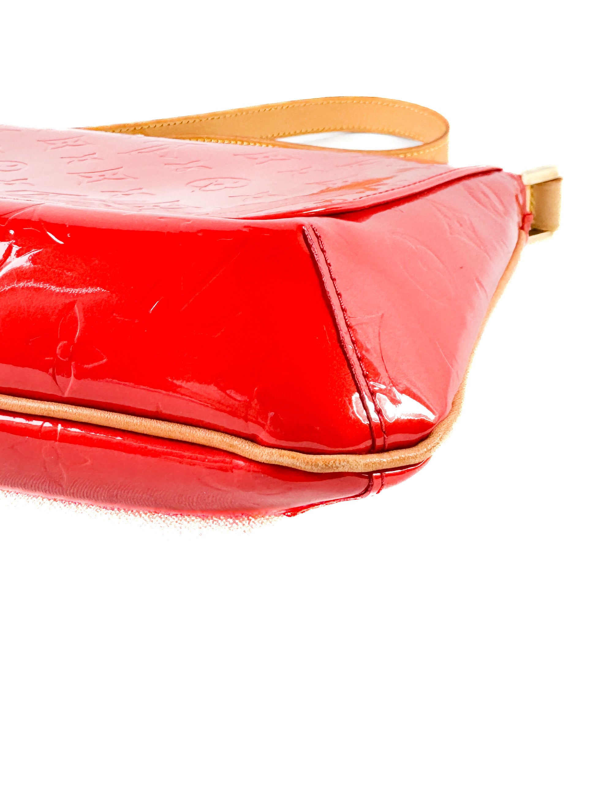 Louis Vuitton red vernis Thompson street shoulder bag CA0031