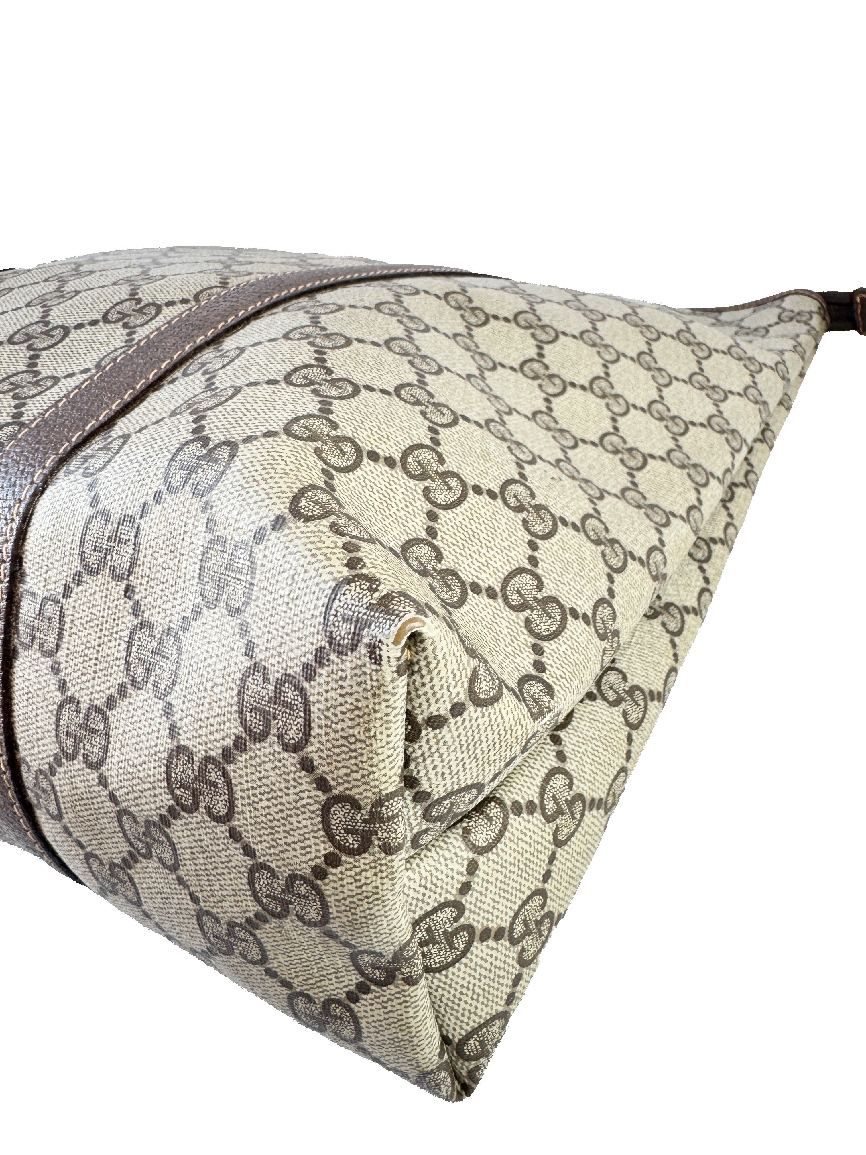 Gucci brown vintage GG tote 4002110