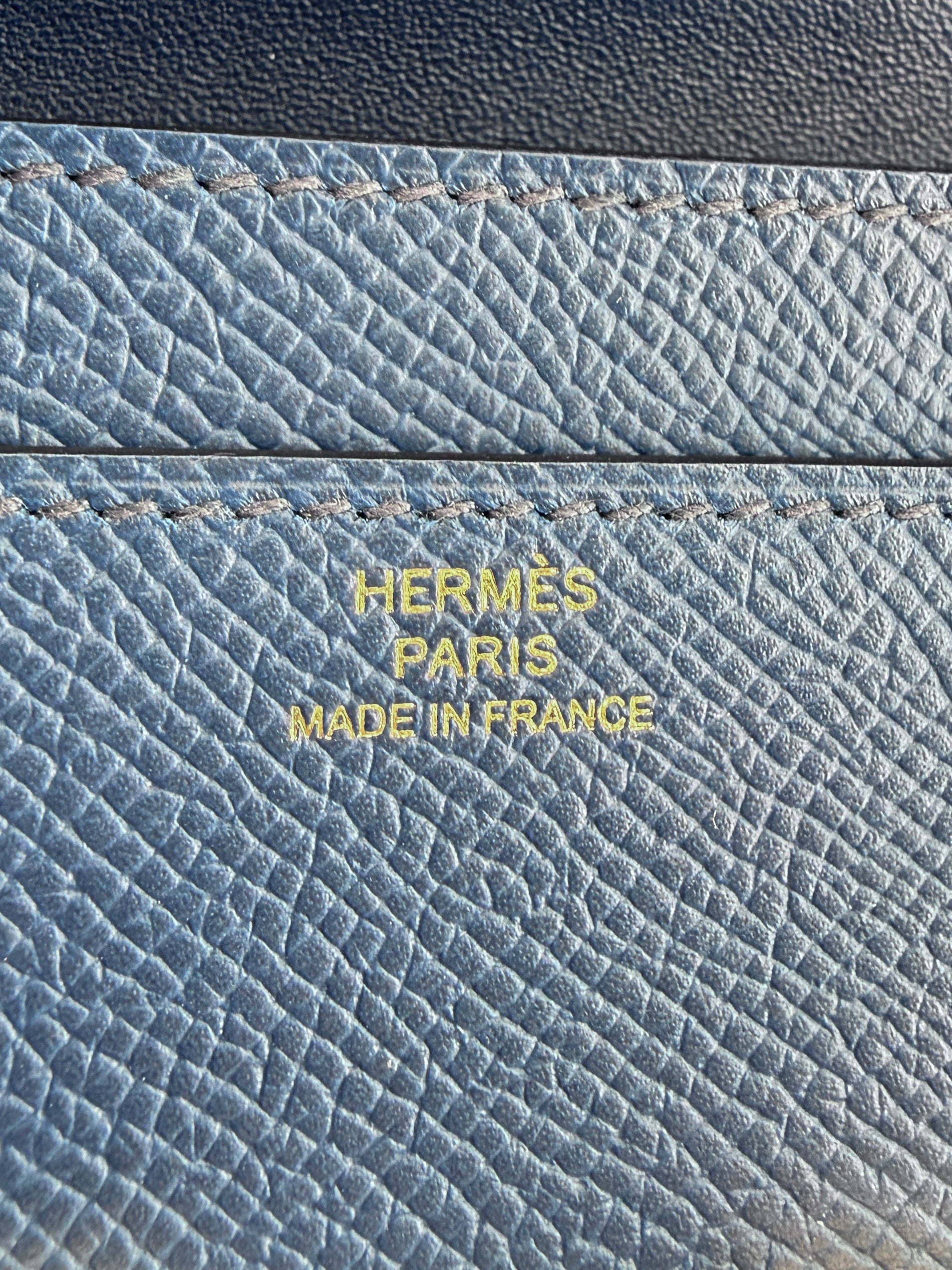 Hermès Bleu Nuit Constance to Go epsom W