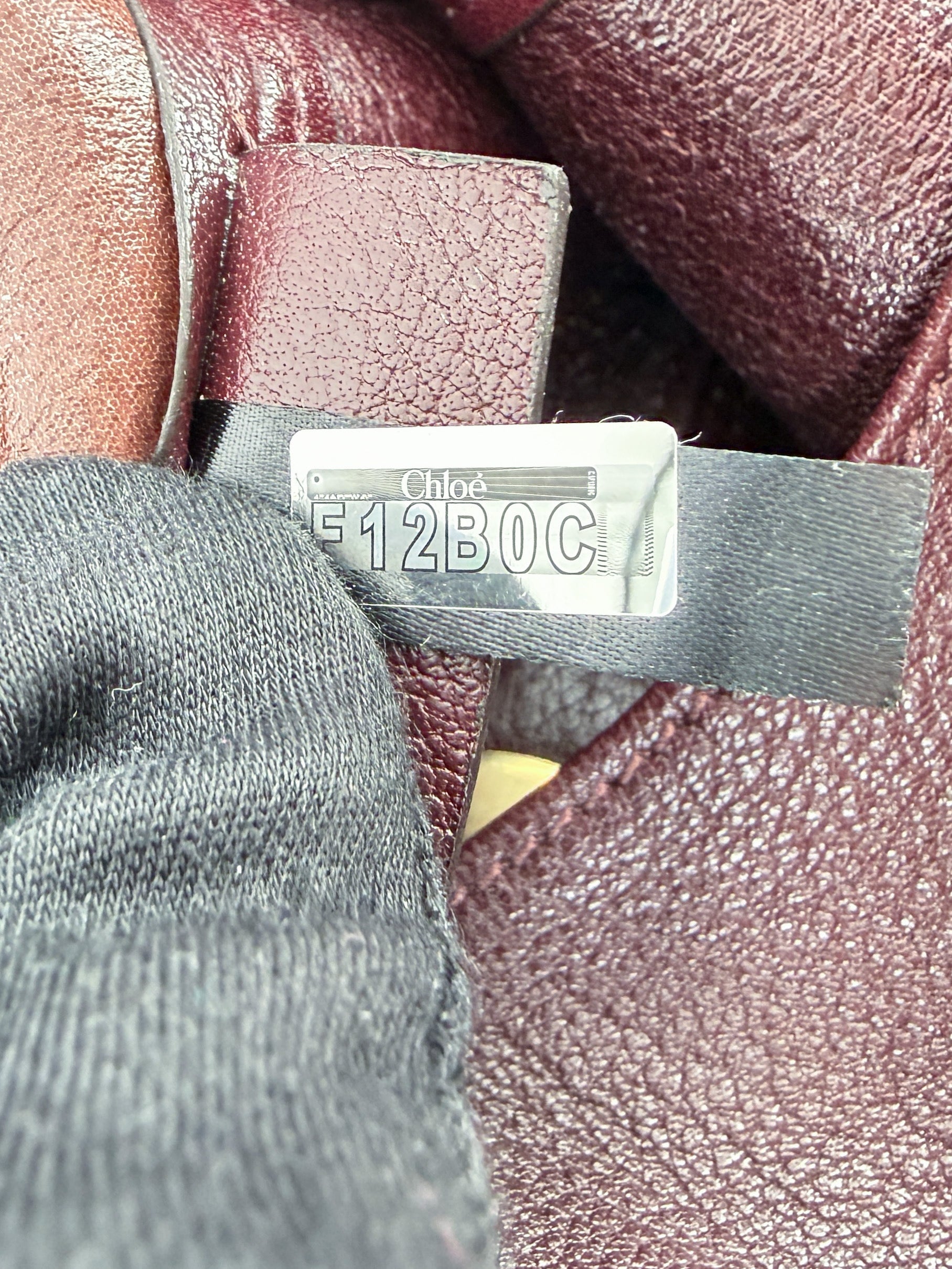 Chloé burgundy medium Balloon Hobo shoulder bag 042511665