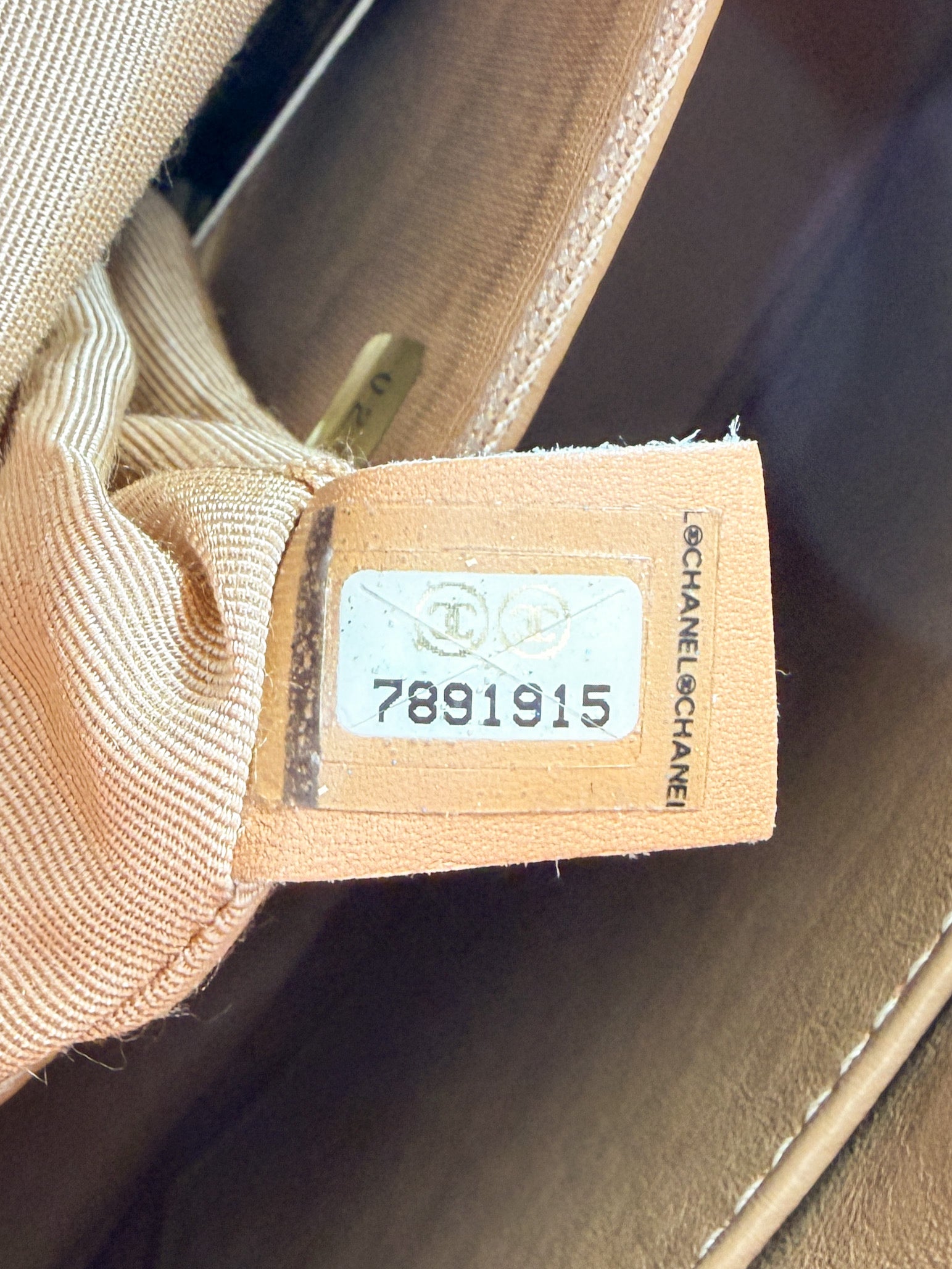 Chanel beige quilted caviar Medallion tote 7891915