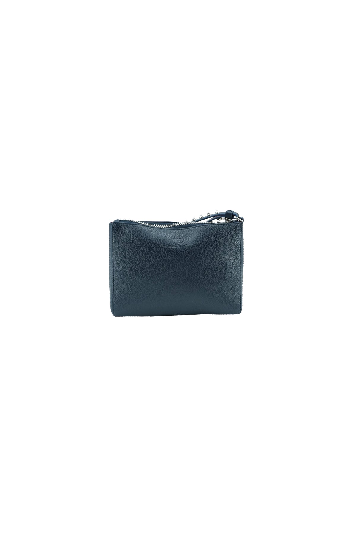 Christian Louboutin navy Cabata mini pouch
