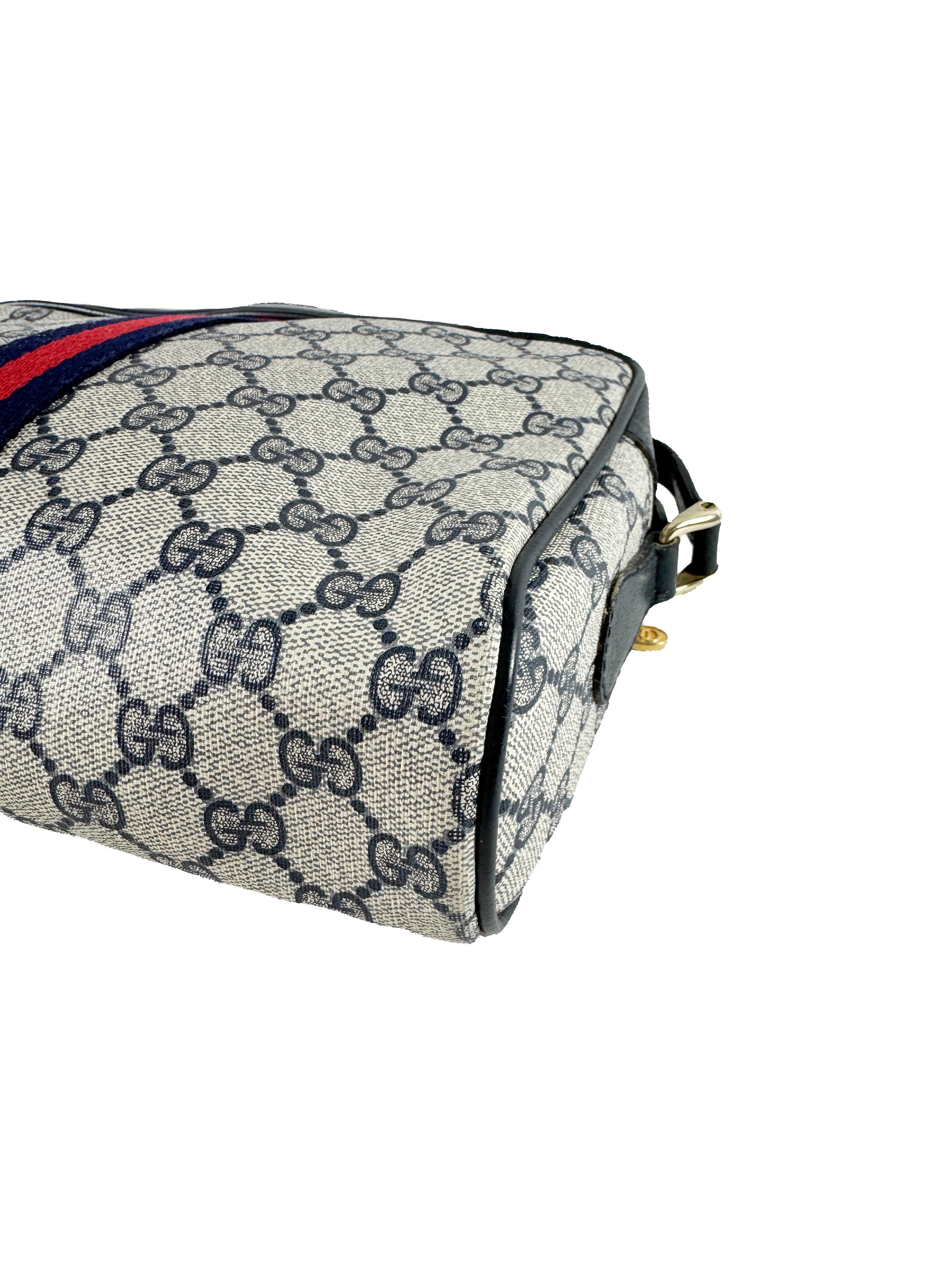 Gucci navy GG sherry line vintage crossbody 3202005