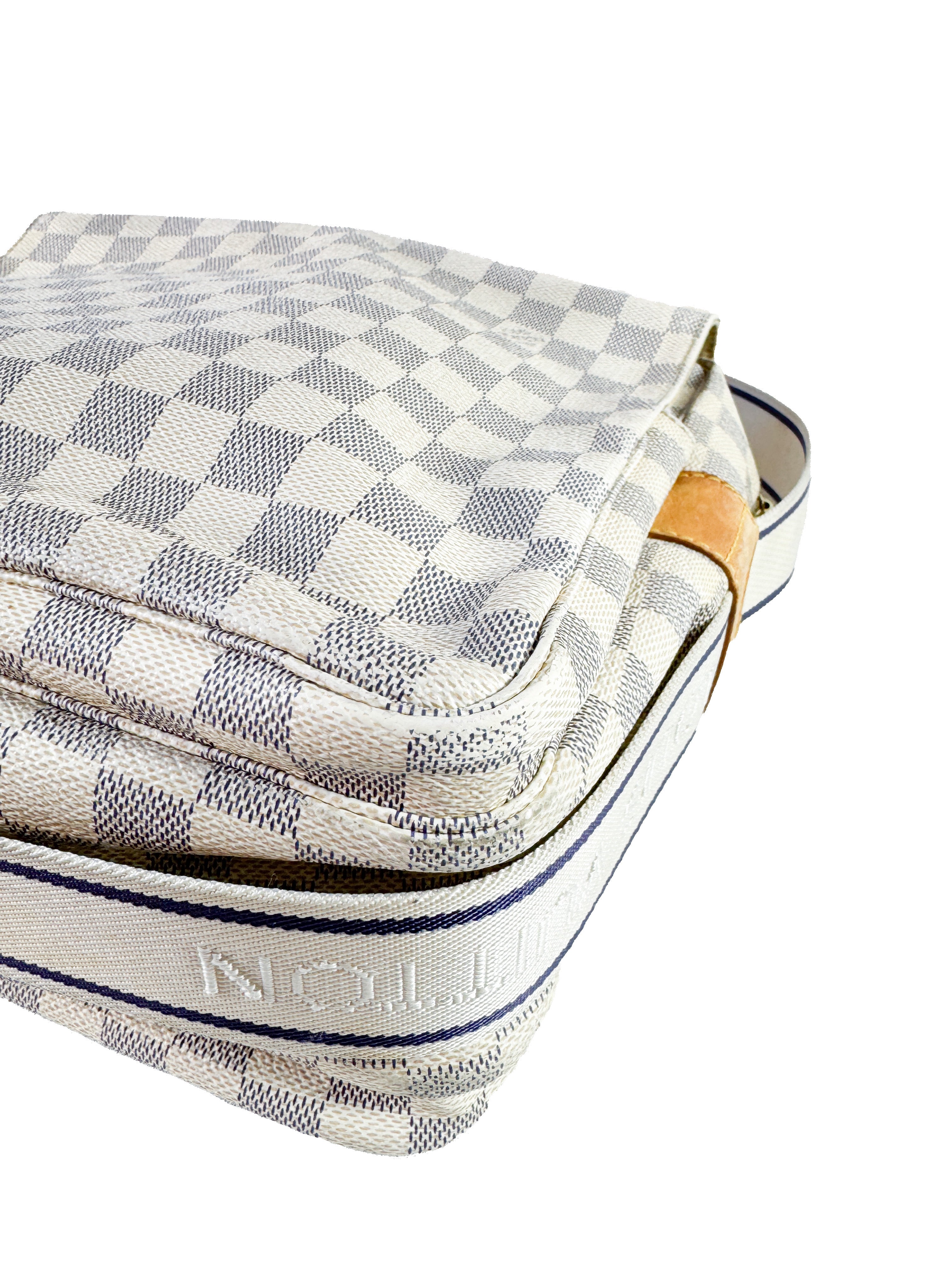 Louis Vuitton damier azur naviglio bag SR1077