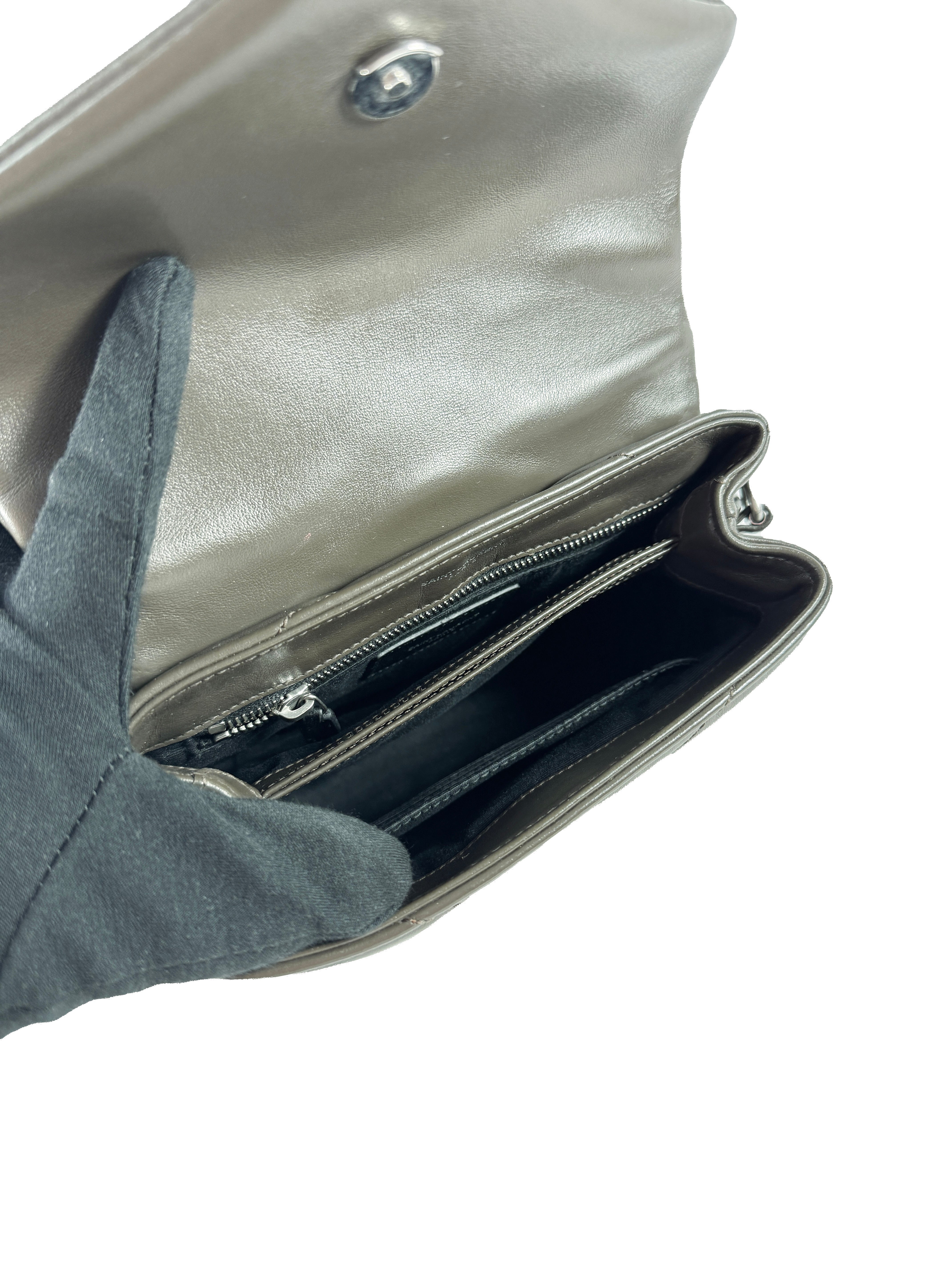 Saint Laurent olive monogram Matelasse toy loulou GUE467072-1018